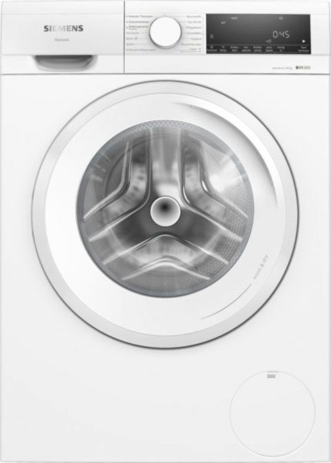 SIEMENS Waschtrockner iQ300 WN34A141, 9 kg, 5 kg, 1400 U/min, Wash & Dry 60', aquaStop®, varioSpeed Option, autoDry-Technologie