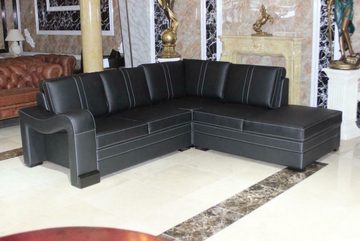 JVmoebel Ecksofa Designer Couch L Form Polster Couchen Neu Leder Sofort, Made in Europe