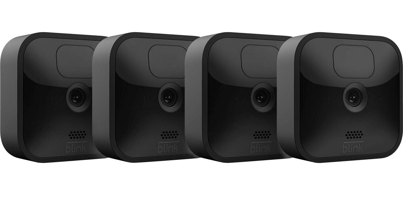 Amazon »Blink Outdoor 4x kabellose witterungsbeständige 1080p HD  Sicherheitskamera schwarz« Überwachungskamera online kaufen | OTTO