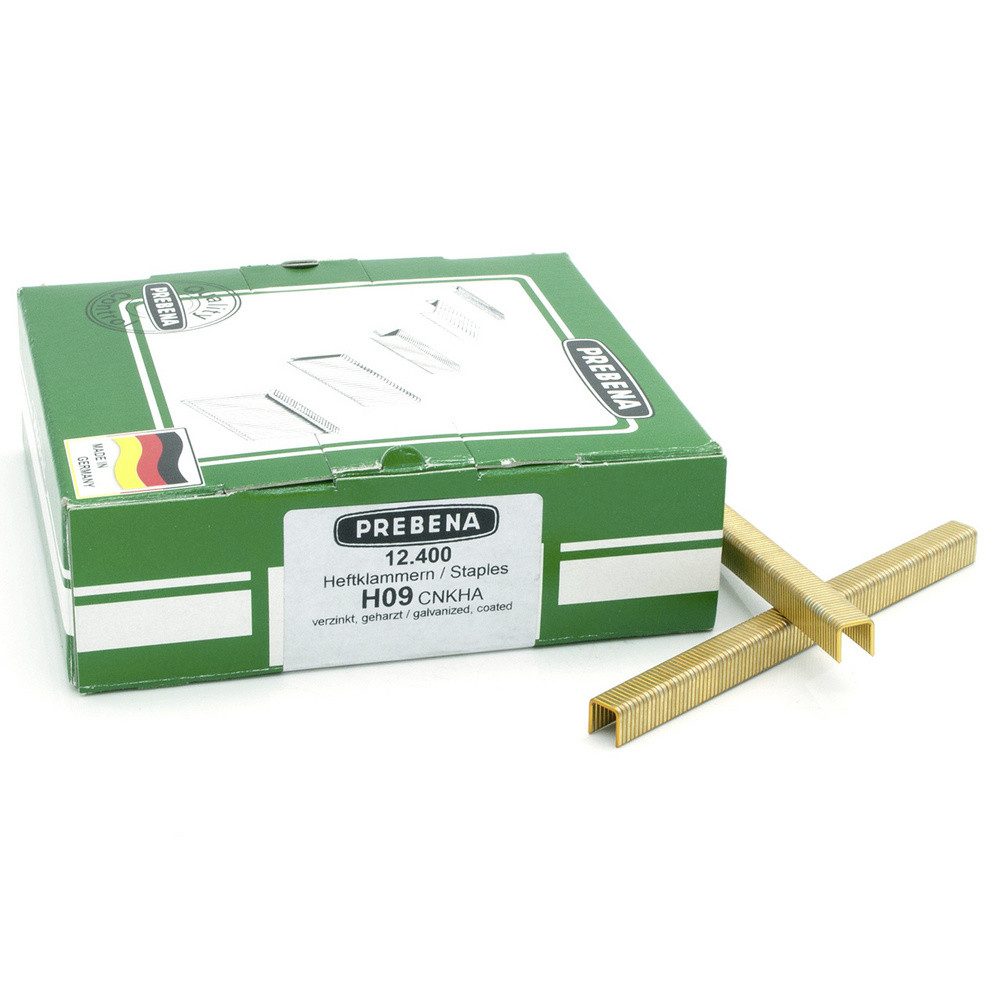 Prebena Tackerklammer Prebena H09CNKHA Heftklammern-Set 12400 St. Abmessungen (L x B) 9 mm