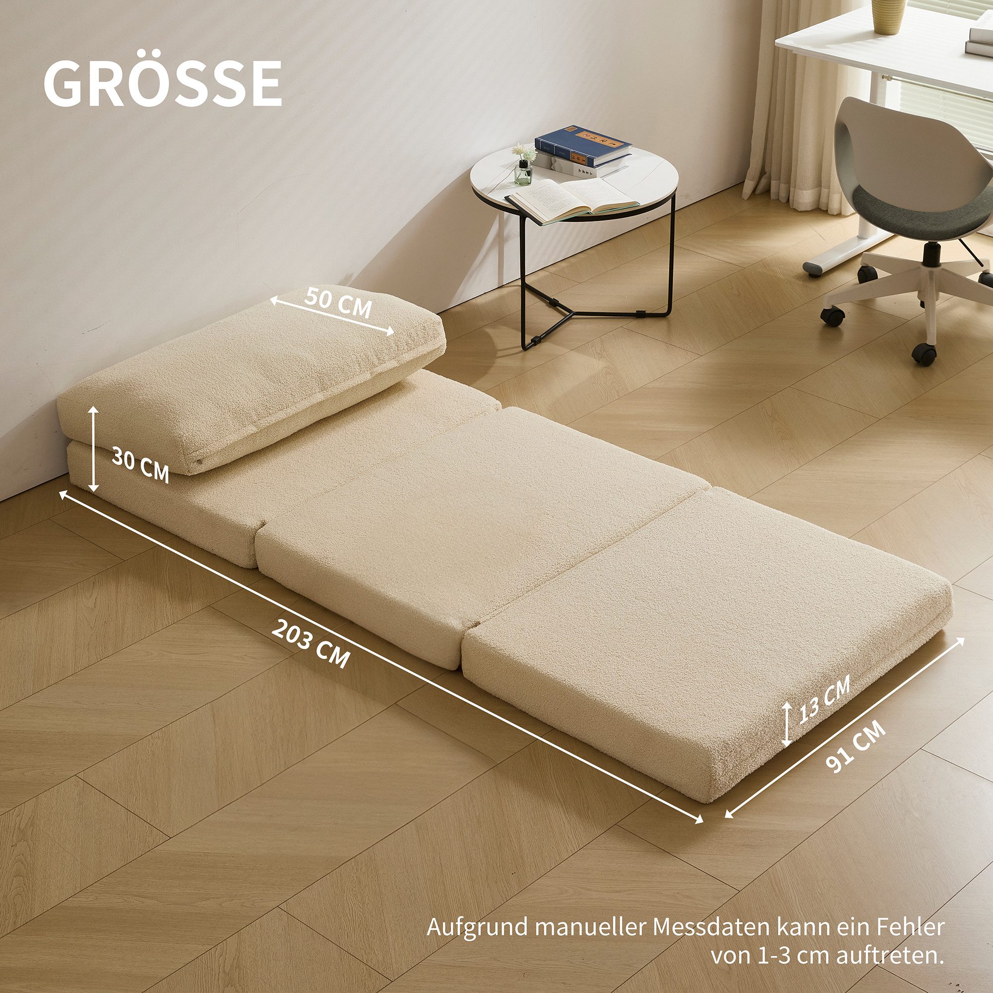 MODFU Sitzsack Klappbares Einzelsofa (Klappbares Sofa, günstig online kaufen