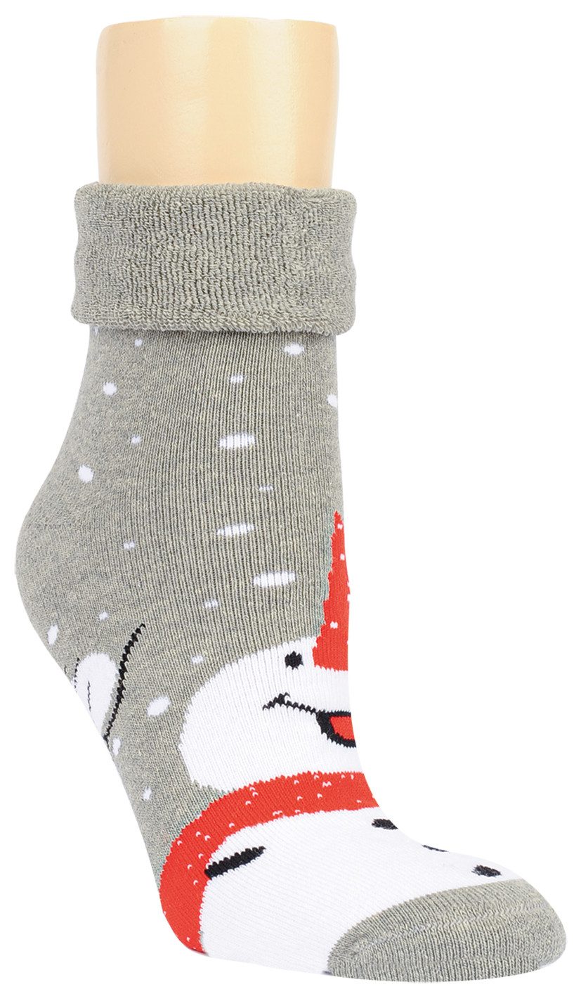 Riese Thermosocken RS Harmony Thermo Strumpf "Olli", 2er oder 4er Pack (Packung, 2 Paar oder 4 Paar) mit eingestricktem Schneemann