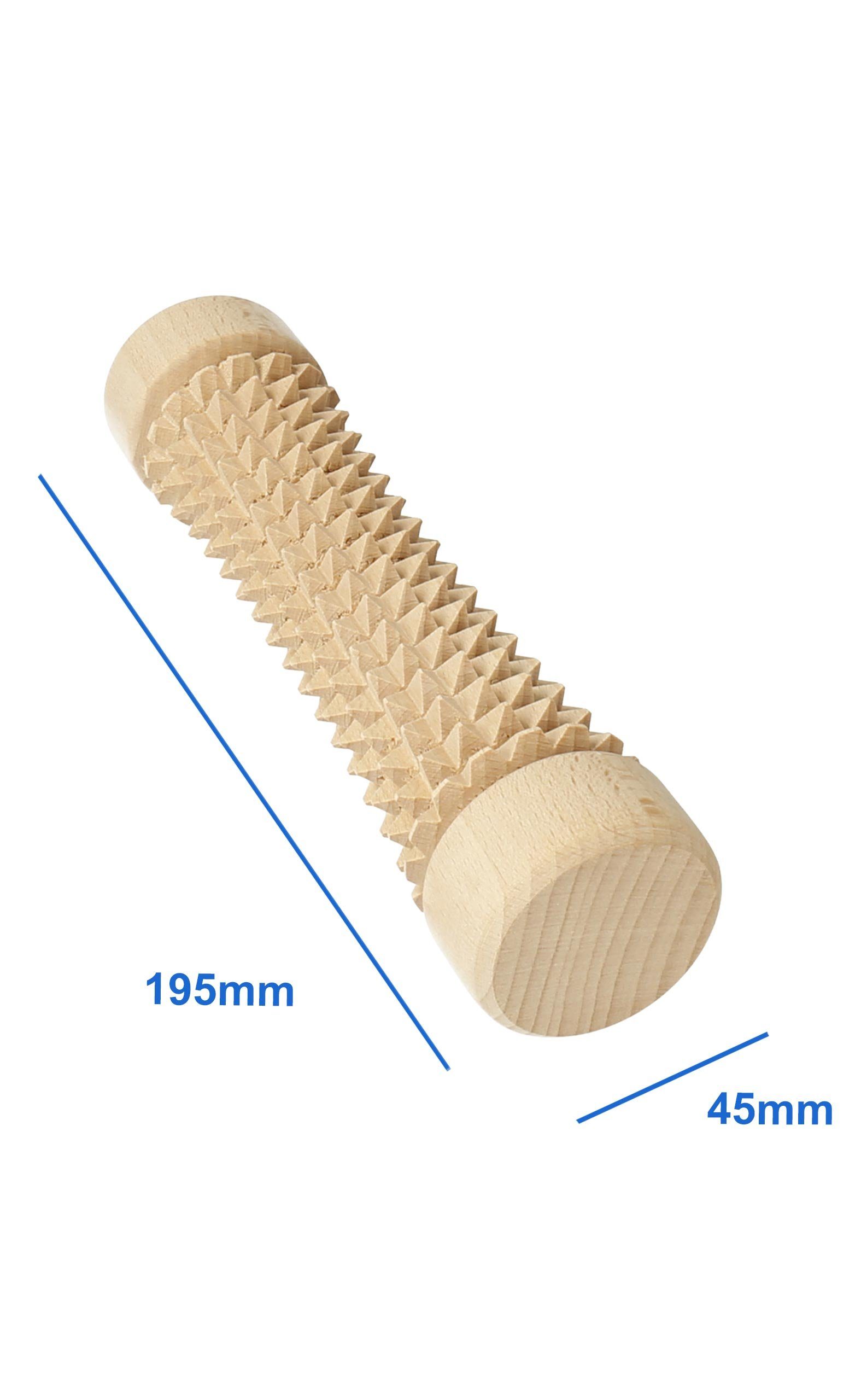 Lantelme Massageroller 3er Set Holz Massage und Wellness Set für Hände Füße Nacken Körper, Massageset 3-tlg., 3er Set, Massageroller, Fussmassageroller, Handmas – Bild 5 von 5