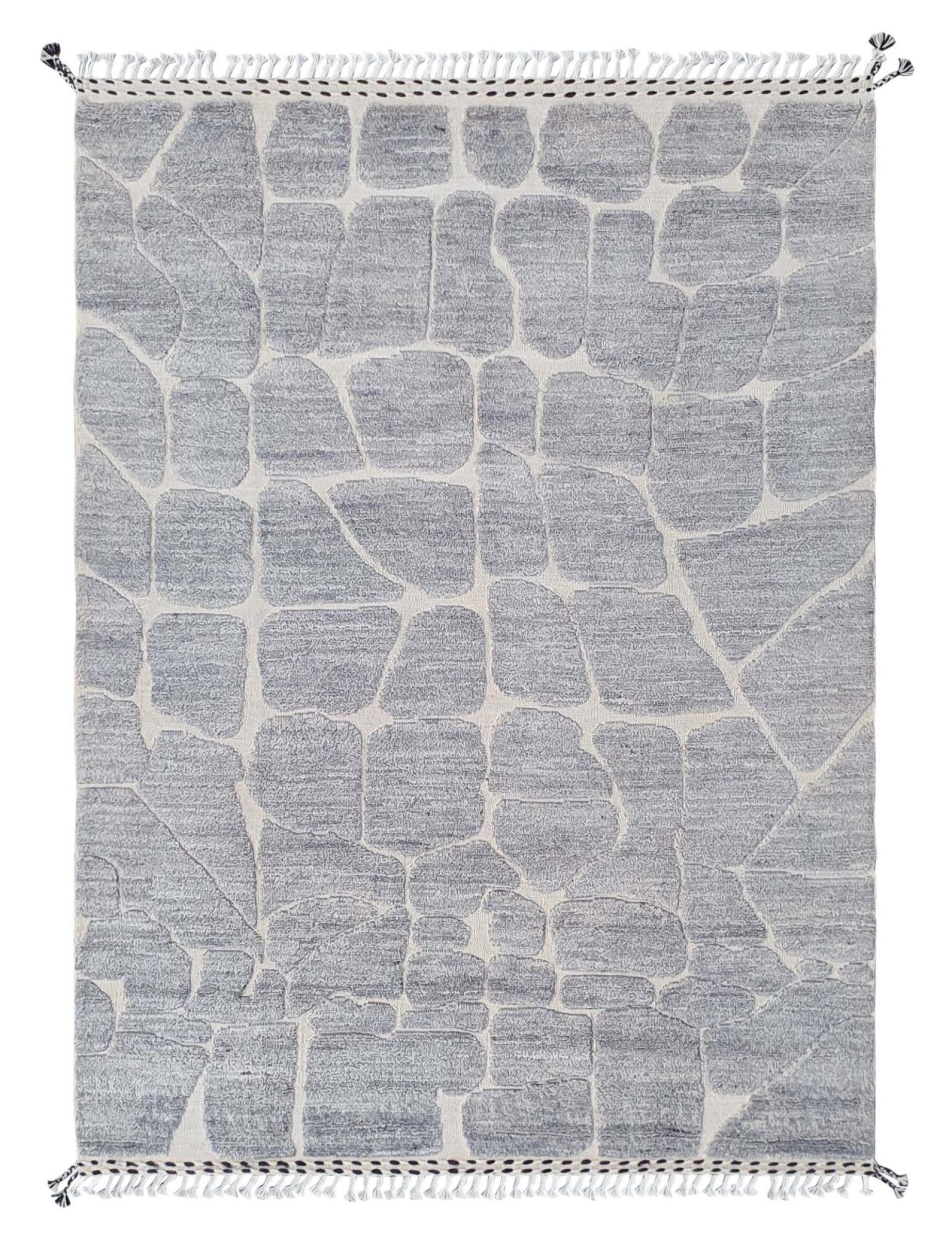 Nain Trading Designteppich Berber Maroccan 178x238 Handgeknüpfter Moderner Orientteppich, rechteckig, Höhe: 12 mm