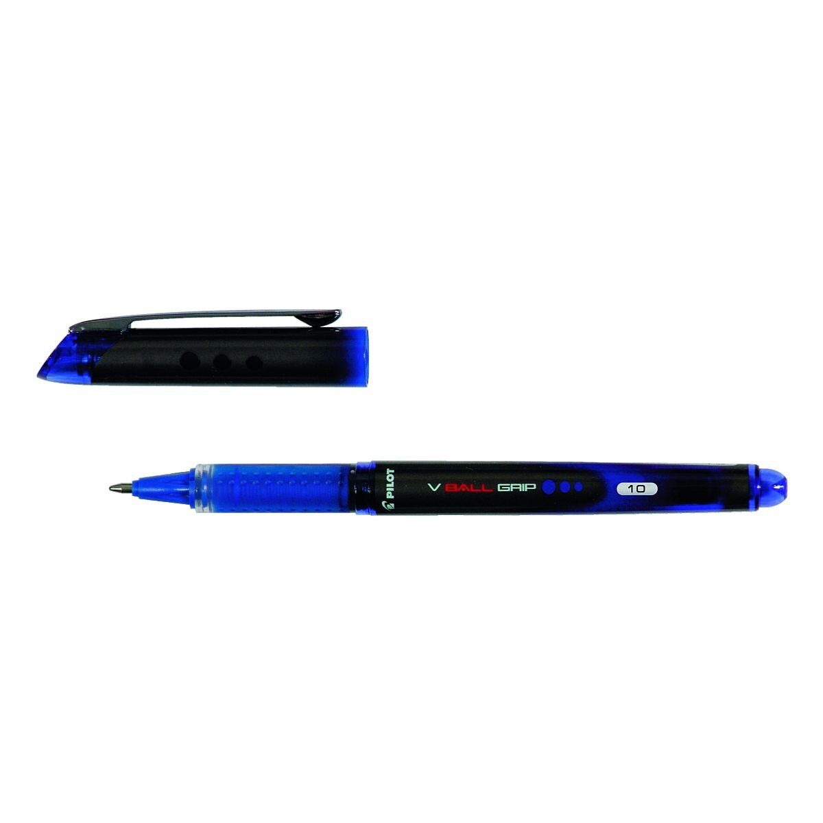 Tintenroller blau Strickstärke PILOT mm 10 VBall Grip (B), 0,6