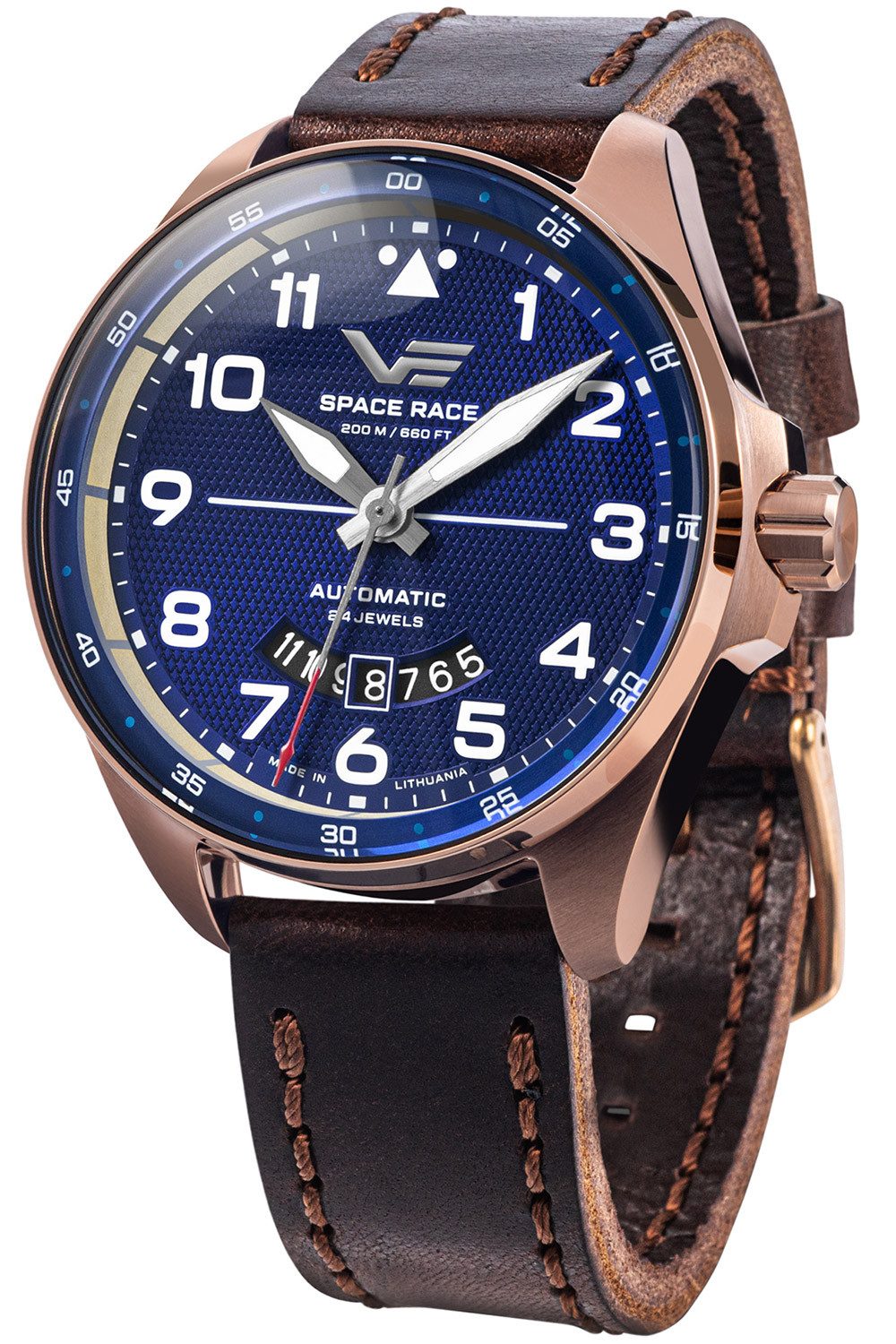 Vostok Europe Automatikuhr Automatik Space Race Braun/Blau