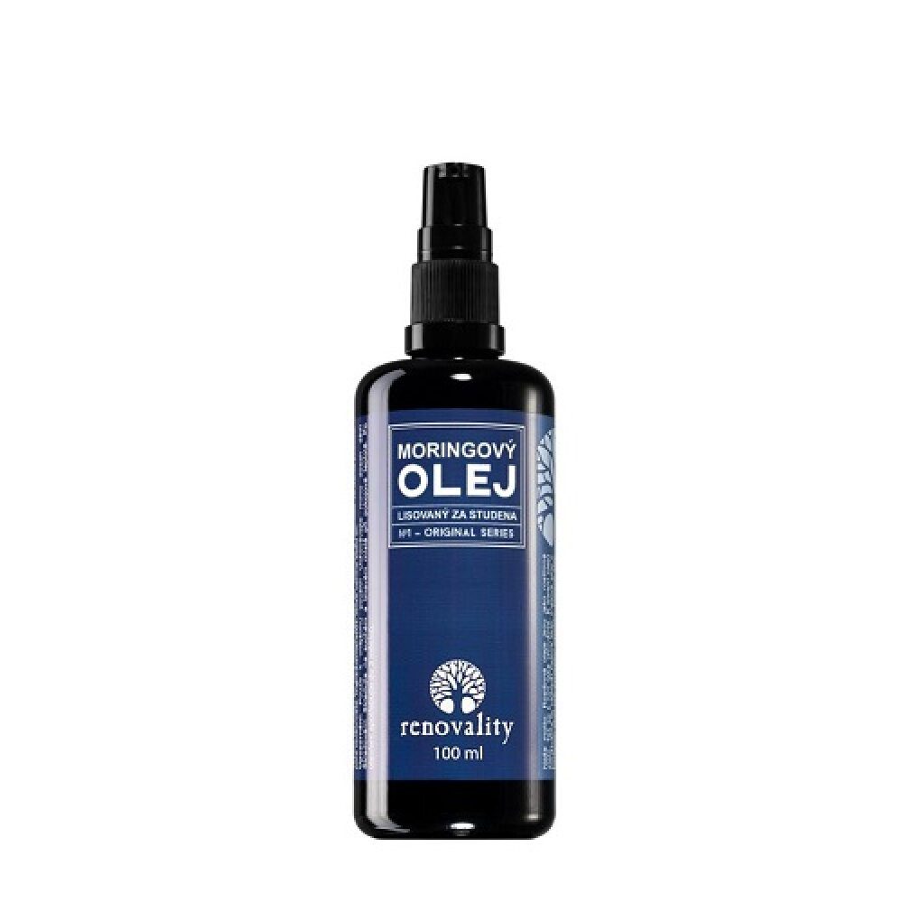 Renovality Körperöl Original Series kaltgepresstes Moringaöl 100ml mit Pumpe