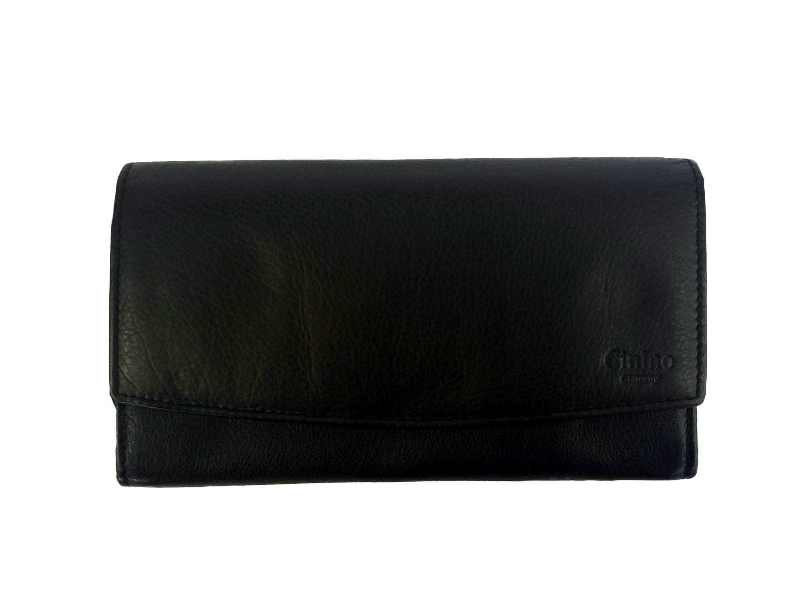Cinino Geldbörse G470, Lederbörse Geldbörse Portemonnaie Damenbörse