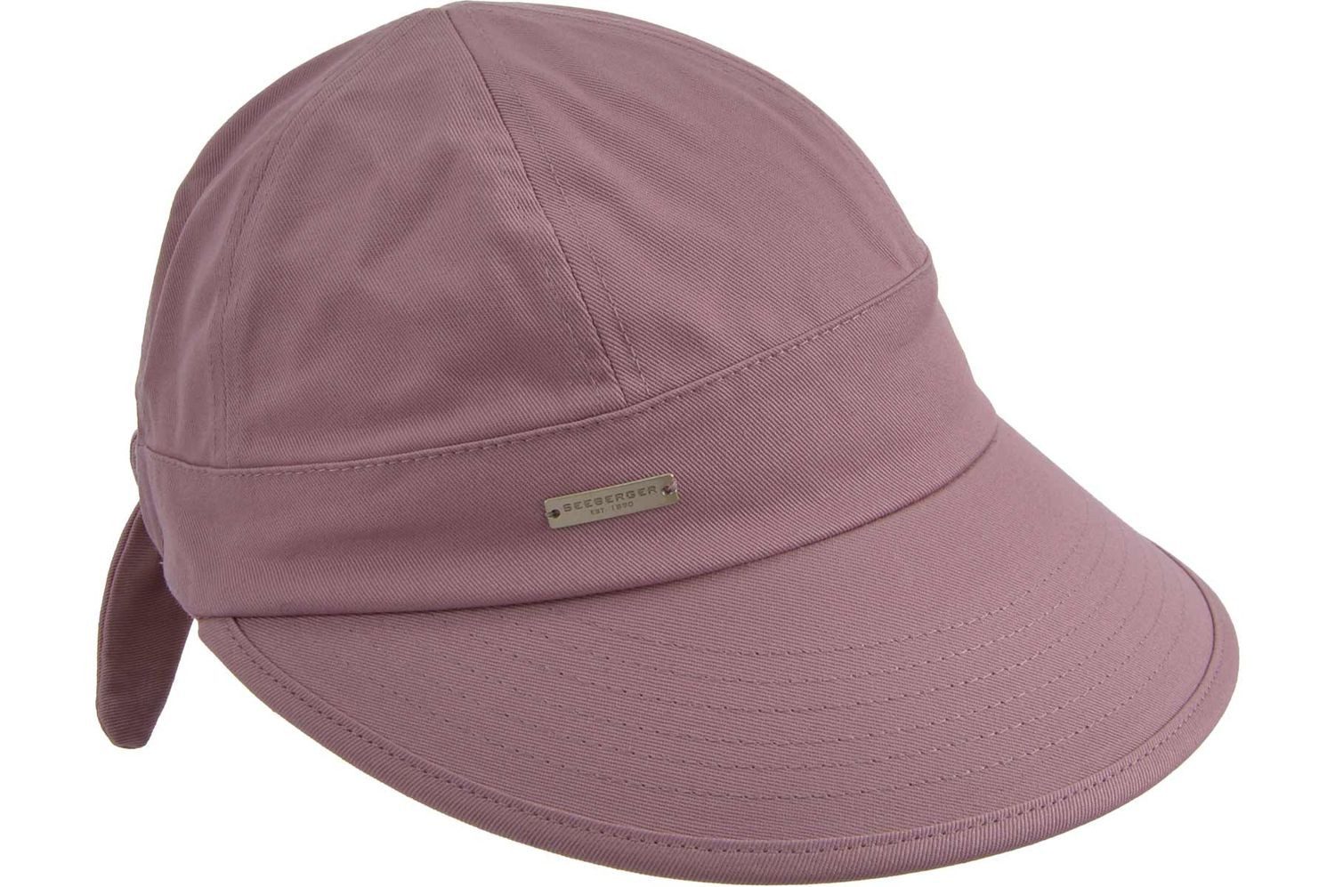 Seeberger Baseball Cap Schildkappe aus 100% Baumwolle mit Schleife hinten