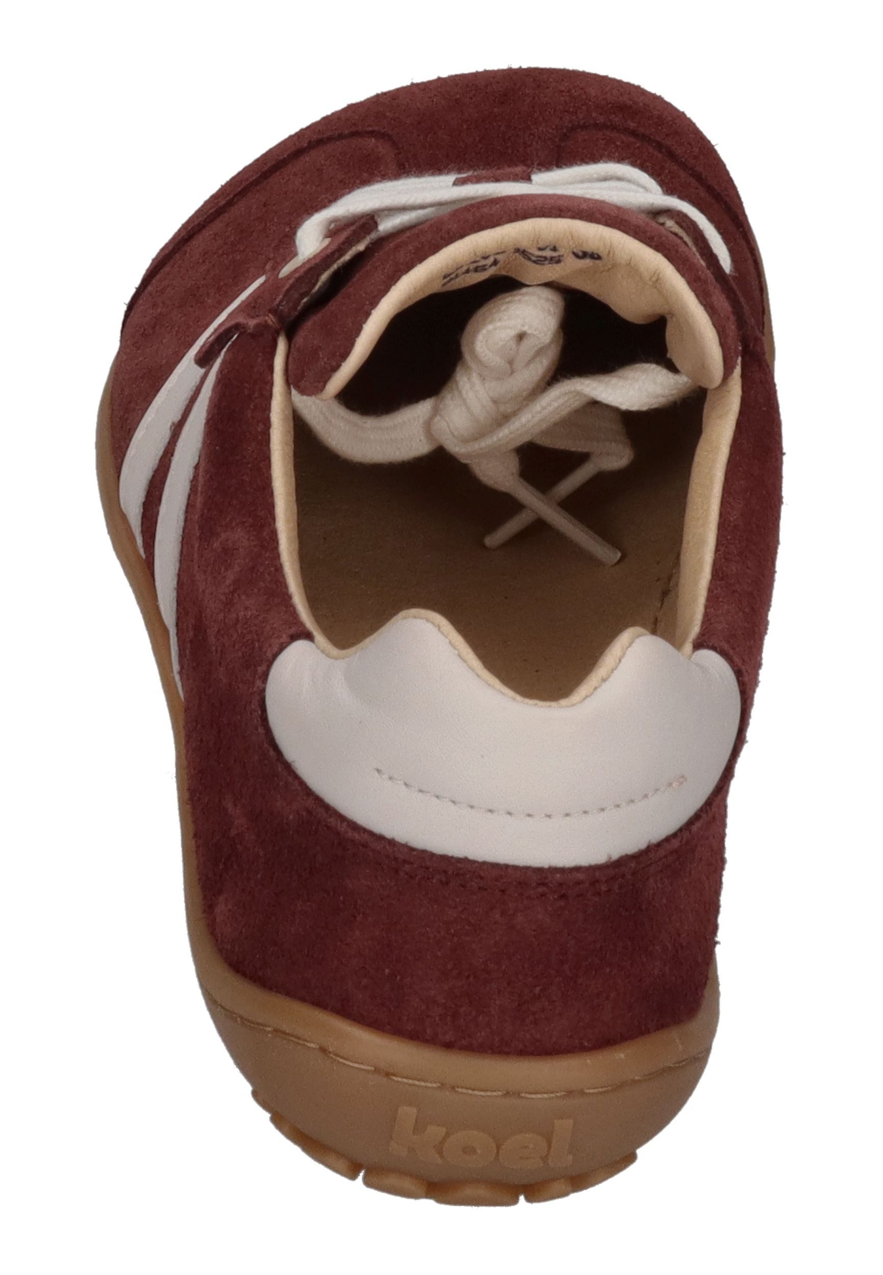 KOEL ILA SUEDE Barfußschuh bordo off white