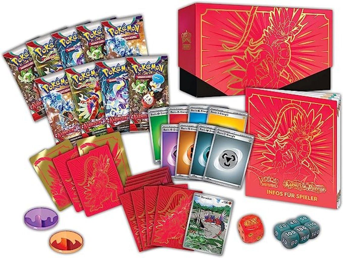 The Pokémon Company International Sammelkarte Pokemon Karmesin & Purpur SV1DE Top Trainer Box Koraidon (deutsch) - 9