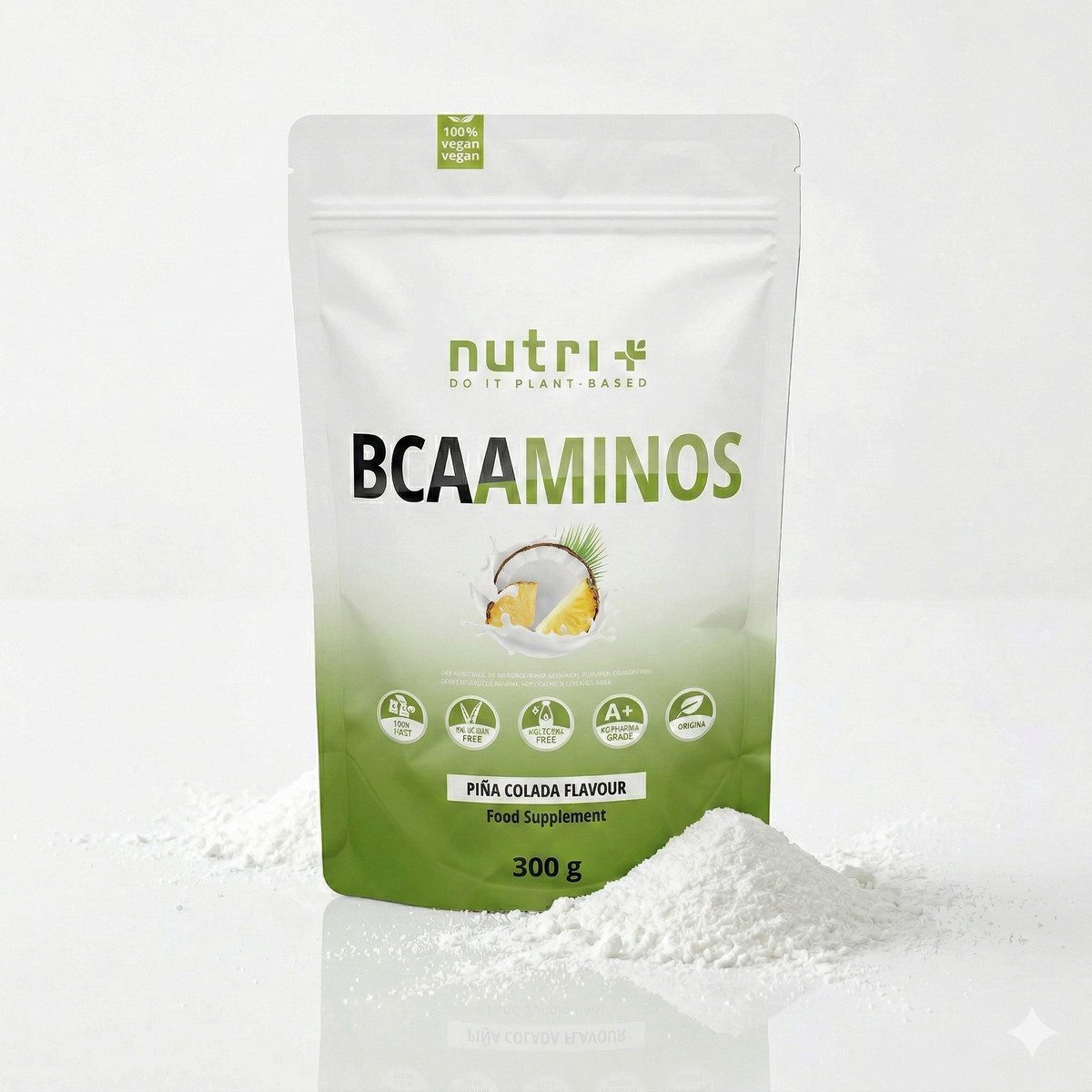nutri+ Nutri+ BCAA Aminosäuren Complex Pulver, 1 er 300 g