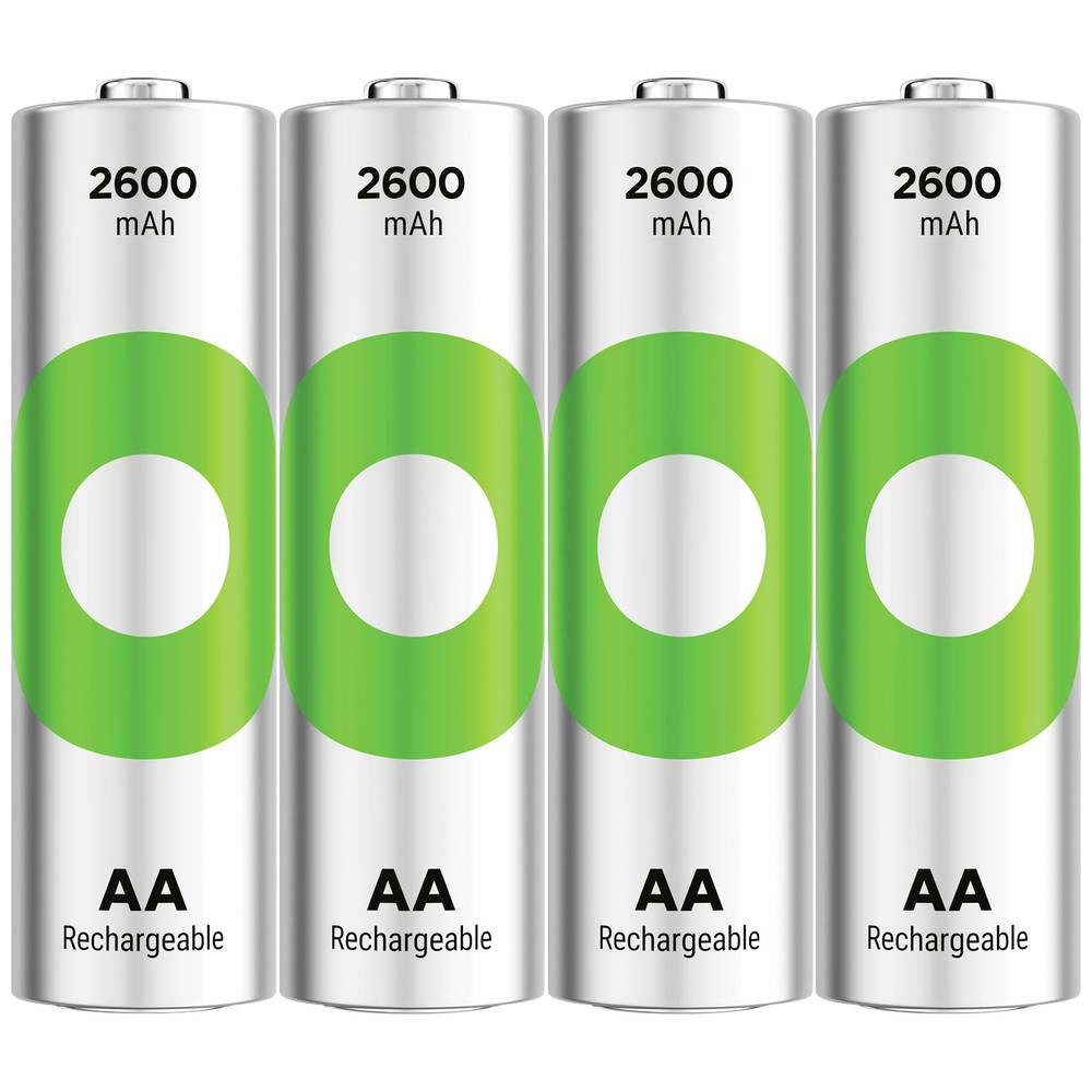 AA Akku NiMH 2600 mAh RECYKO, 1.2V, 4er Akku