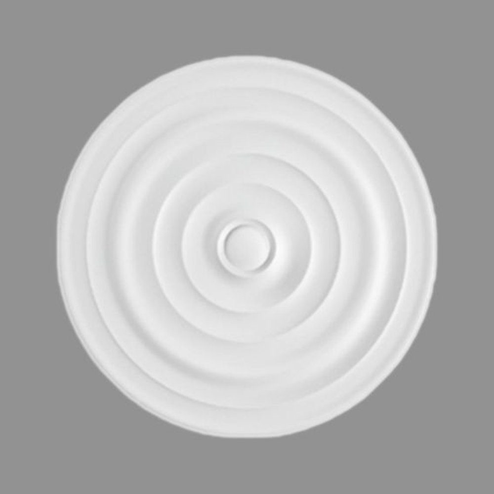 PROVISTON Wanddekoobjekt Stuckrosette, Polystyrol, Durchmesser 400 mm, Weiß günstig online kaufen