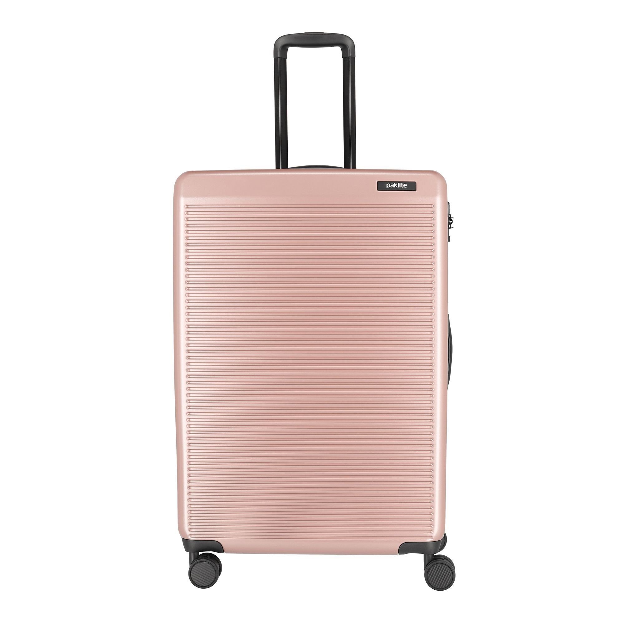 paklite Hartschalen-Trolley Sienna, 4 Rollen, ABS rosé