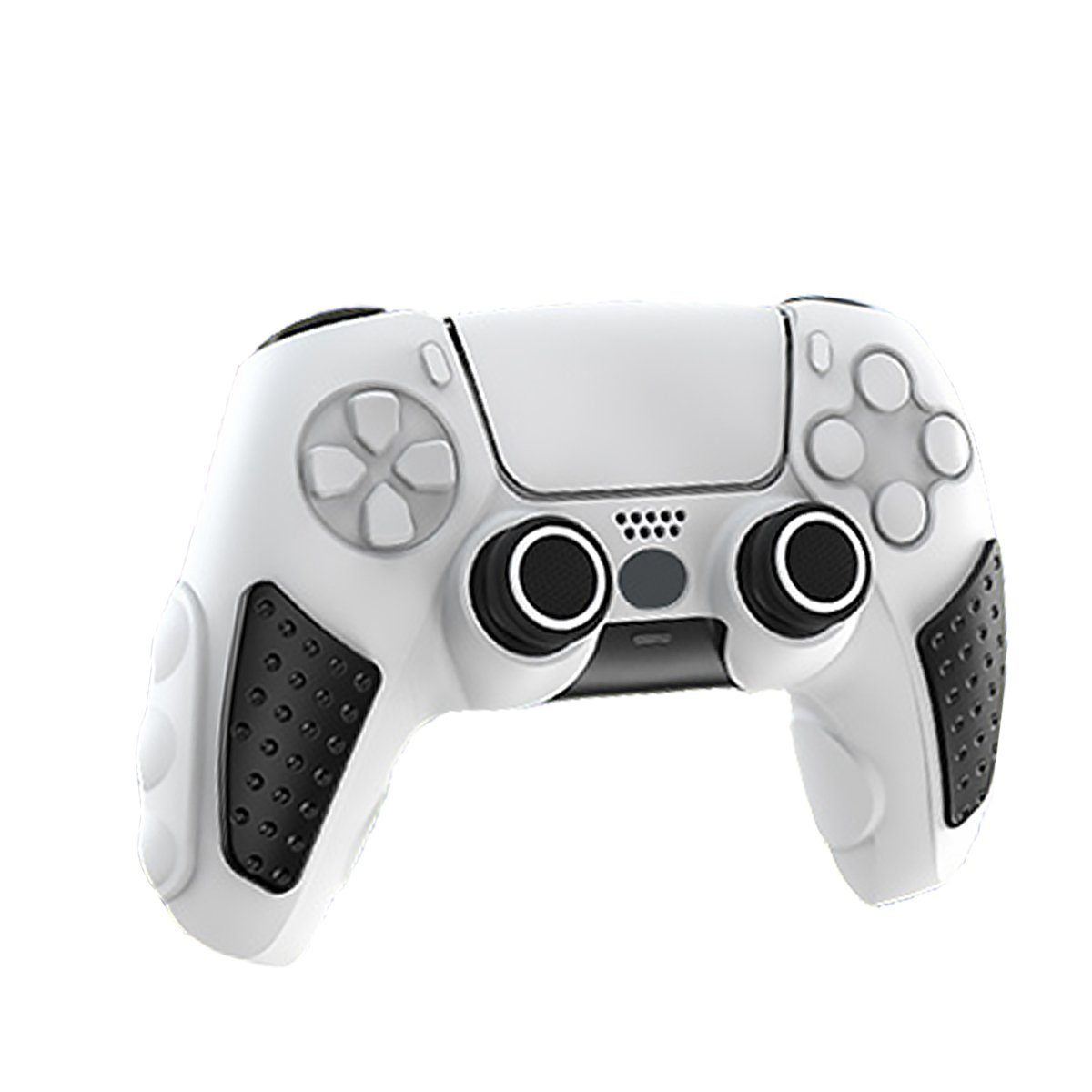 Tadow Silikonhülle für PS5 Gamepad, kabellose Gamepad-Ersatzhülle PlayStation 5-Controller (Silikonhülle Aufkleber-Set)