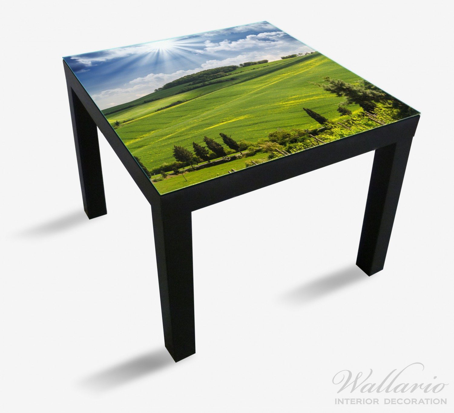 Tischplatte Ikea (1 Sonnenschein Tisch geeignet St), Strahlender Wallario Lack für
