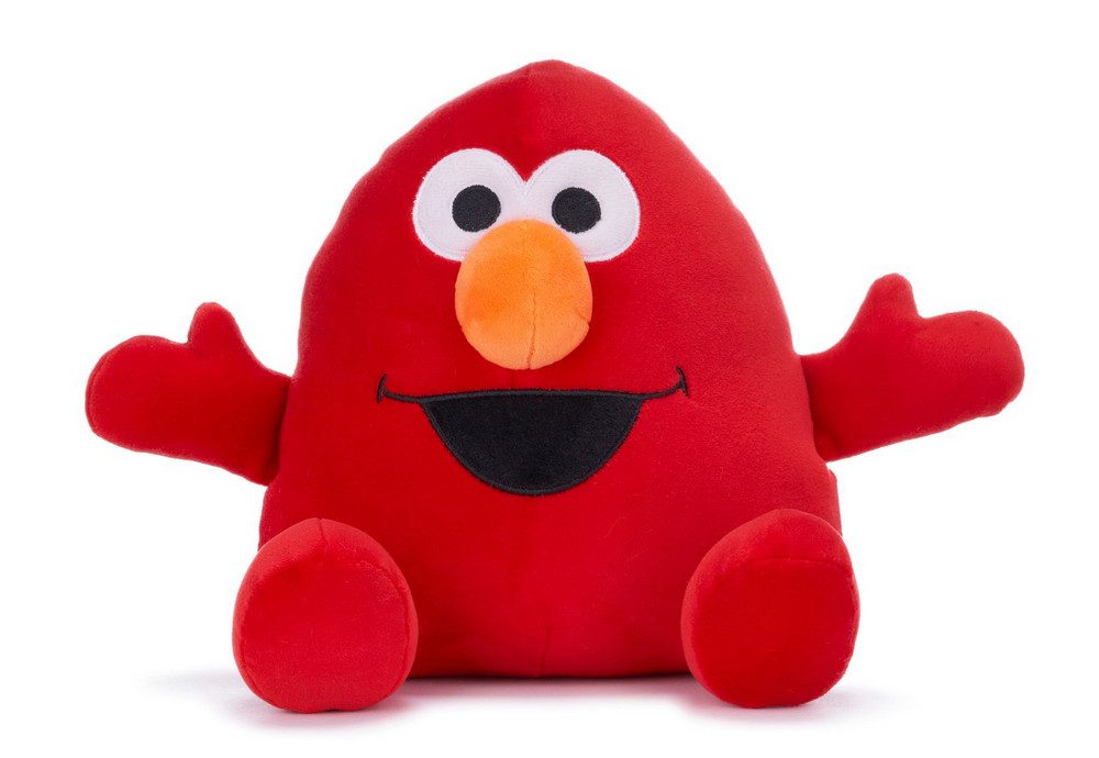 Sesamstrasse Kuscheltier SQUASHY PODGIES 21 cm Sesamstraße Elmo & Krümelmonster - SUPER SOFT (2er Set), SESAME STREET plüsch