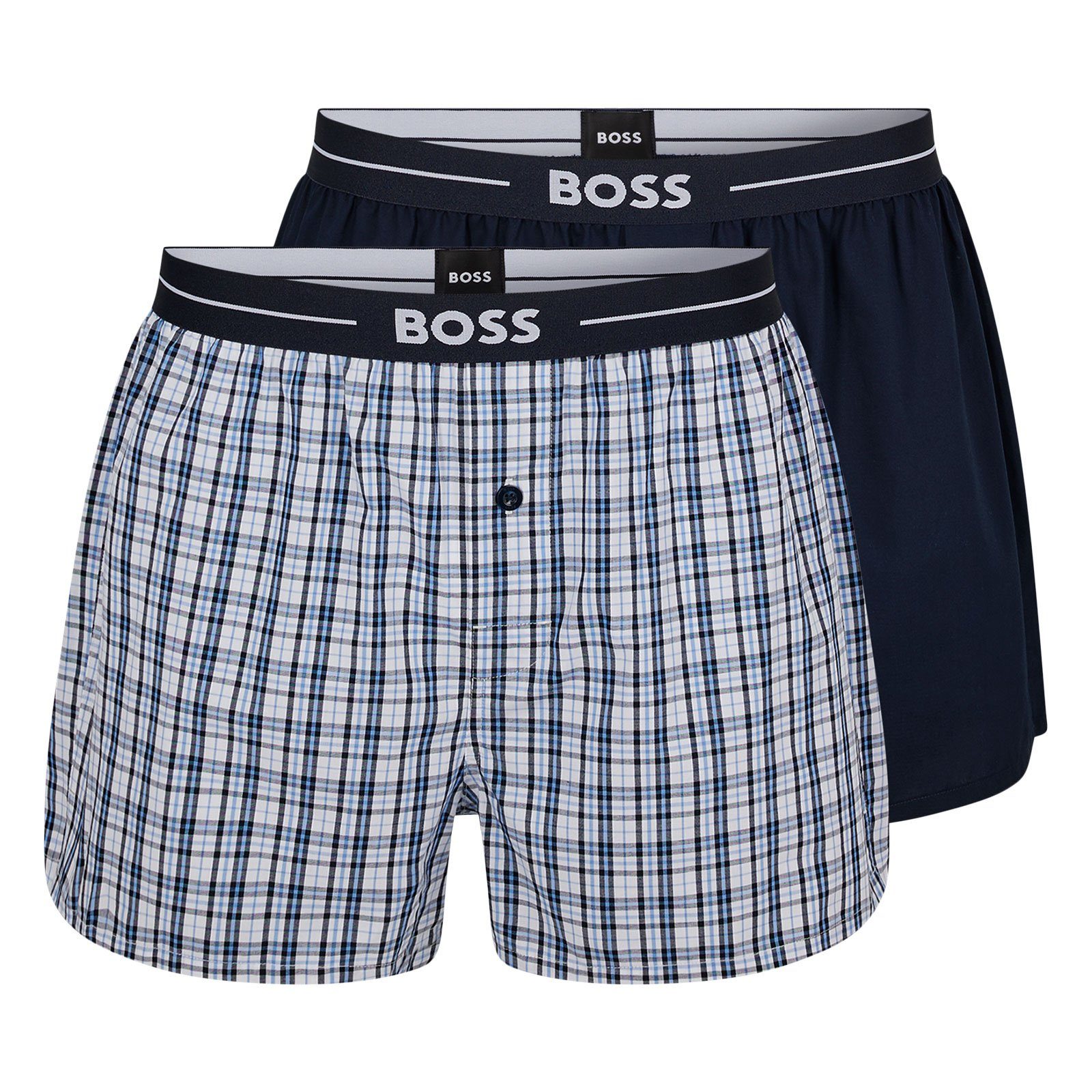 BOSS Webboxer Woven Boxer EW (2-St) mit komfortablem Webgummibund günstig online kaufen