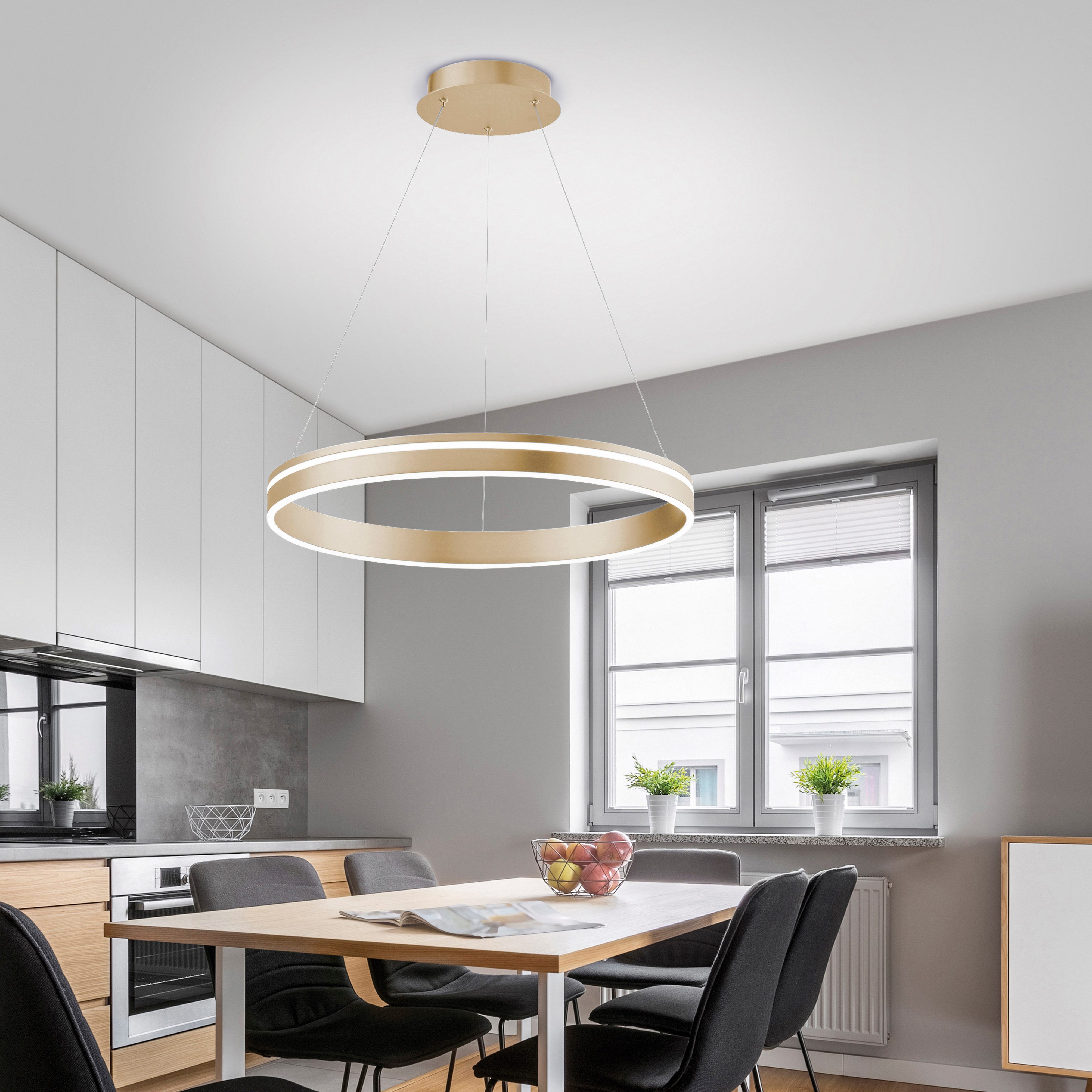 Neuhaus Q SMART HOME LIGHTS LED Pendelleuchte Q-VITO, Smart Home, LED fest integriert, warmweiß - kaltweiß
