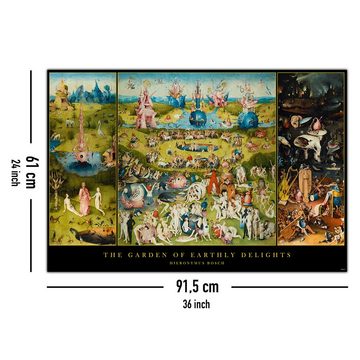 Close Up Poster Hieronymus Bosch Poster Garden Of Earthly Delights 91,5 x 61