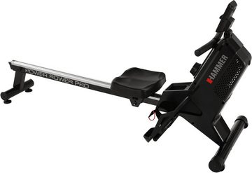 Hammer Rudergerät POWER ROWER PRO II, mit 8-facher manueller Widerstandsverstellung