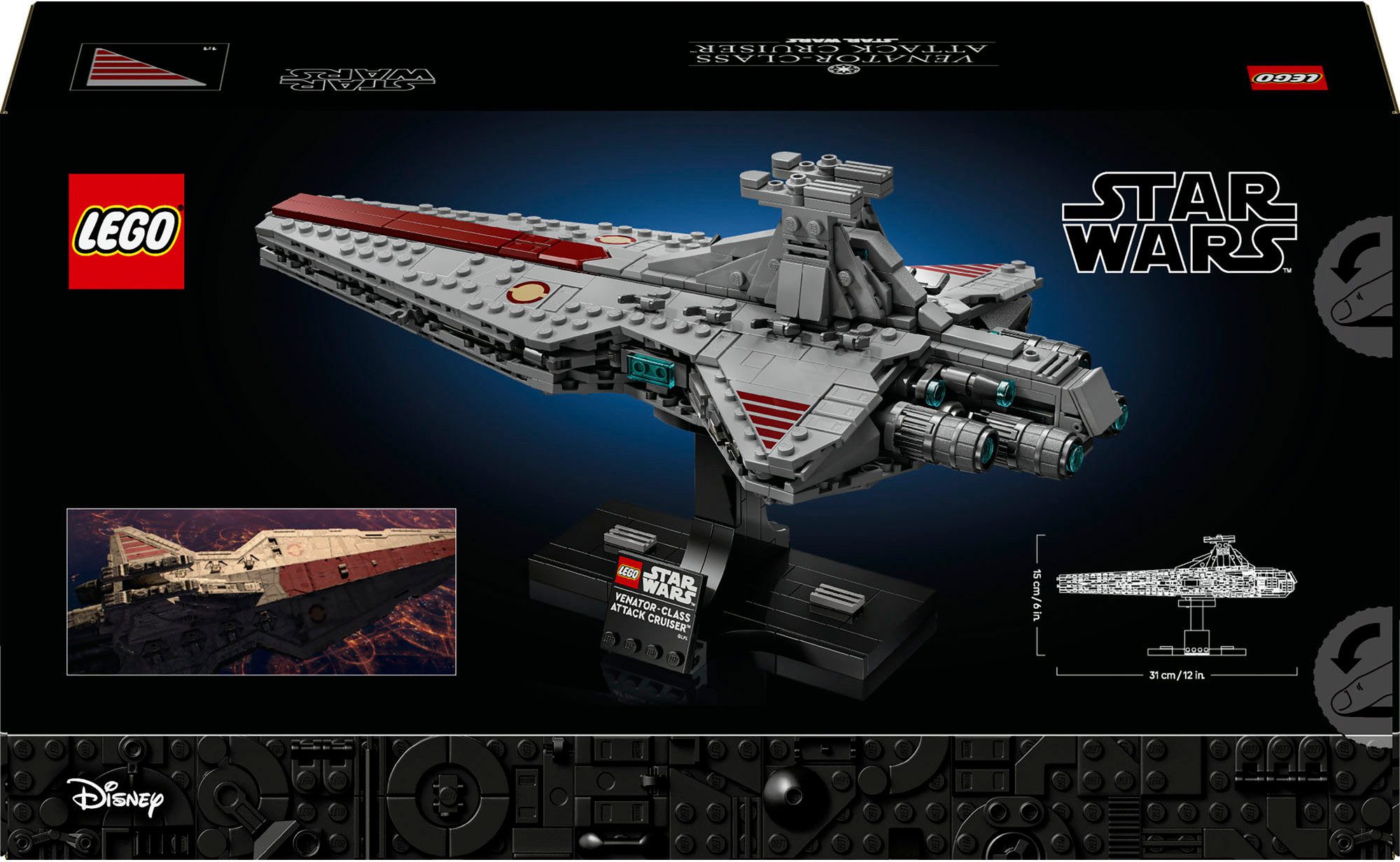 LEGO® Angriffskreuzer der Venator-Klasse (75441), LEGO Star Wars Konstruktionsspielsteine, (643 St)