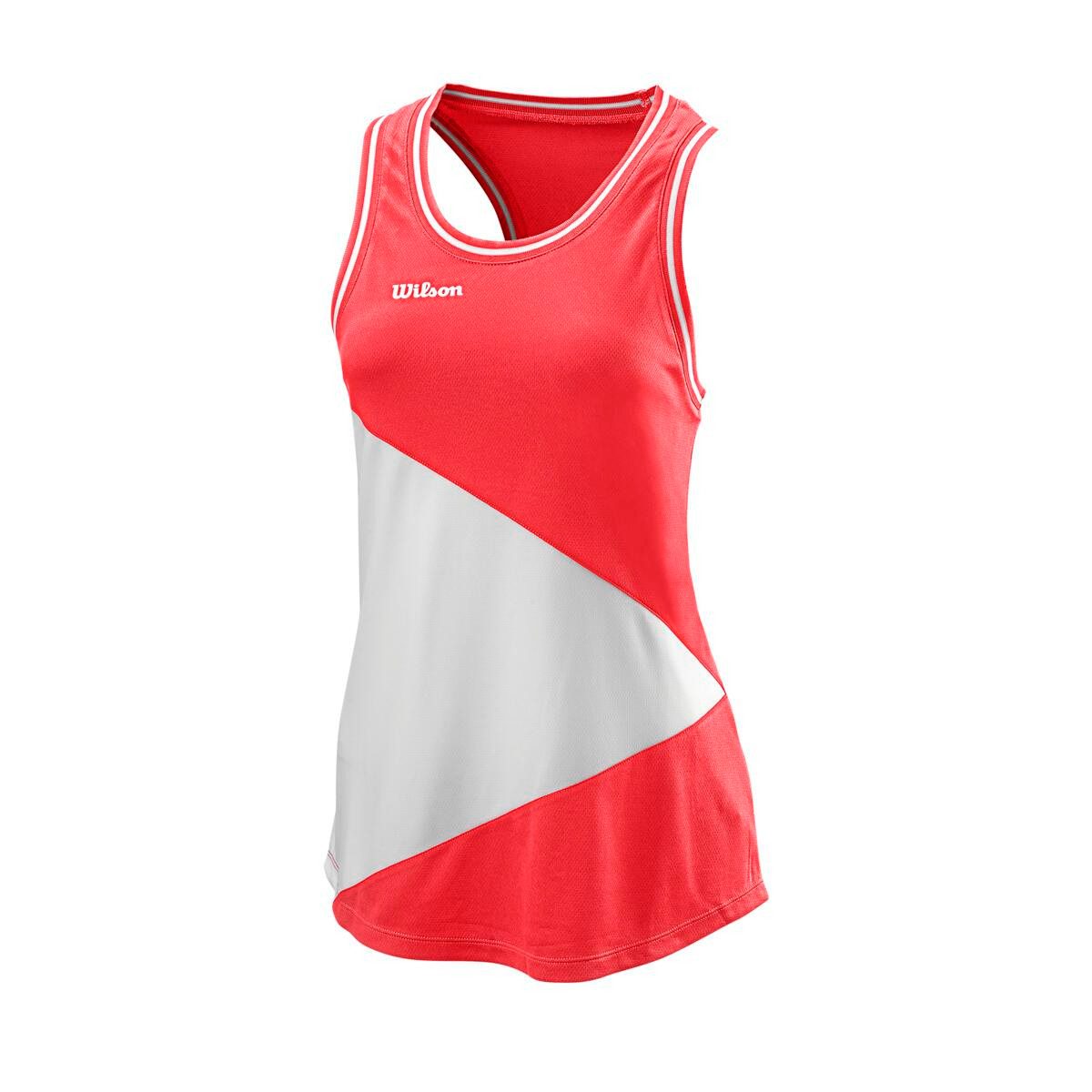 Wilson Tanktop Tennis Tank Team II 2021 korallrot/weiss Damen