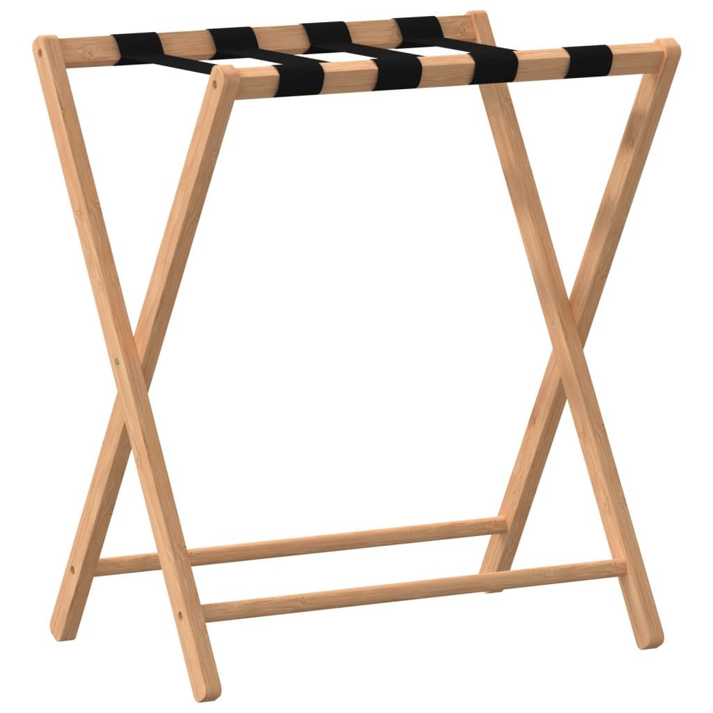 vidaXL Kofferstaffelei Gepäckablage 68,5x38x58 cm Bambus