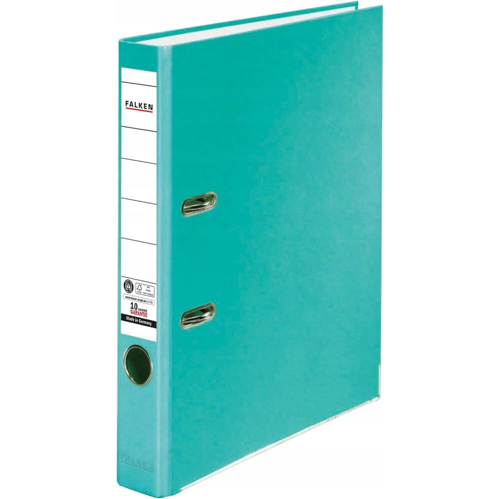 FALKE Drucker- und Kopierpapier Ordner Papier DIN A4 - 5cm - türkis