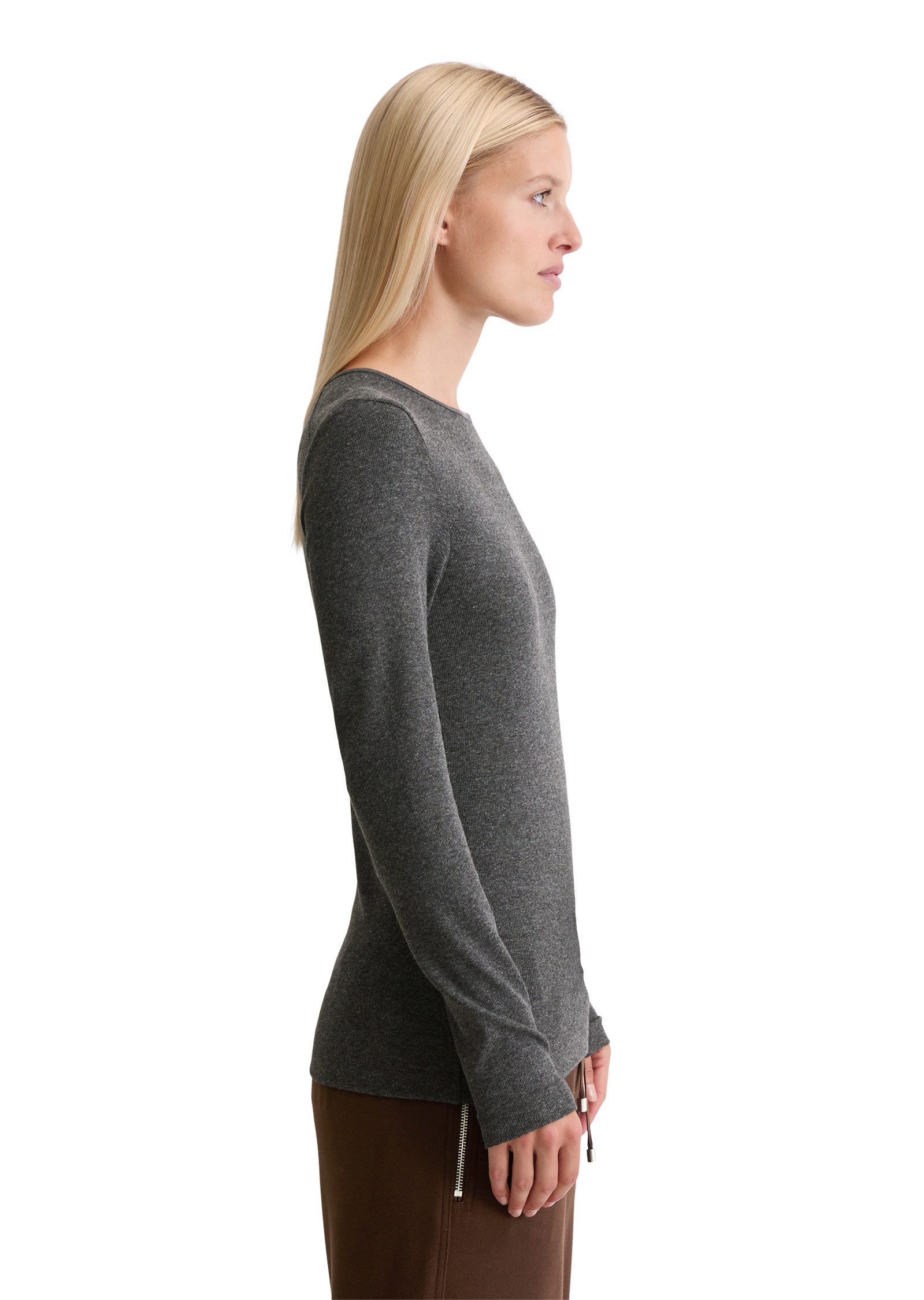 Marc O'Polo Langarmshirt aus TENCEL™ Modal-Baumwolle-Mix günstig online kaufen