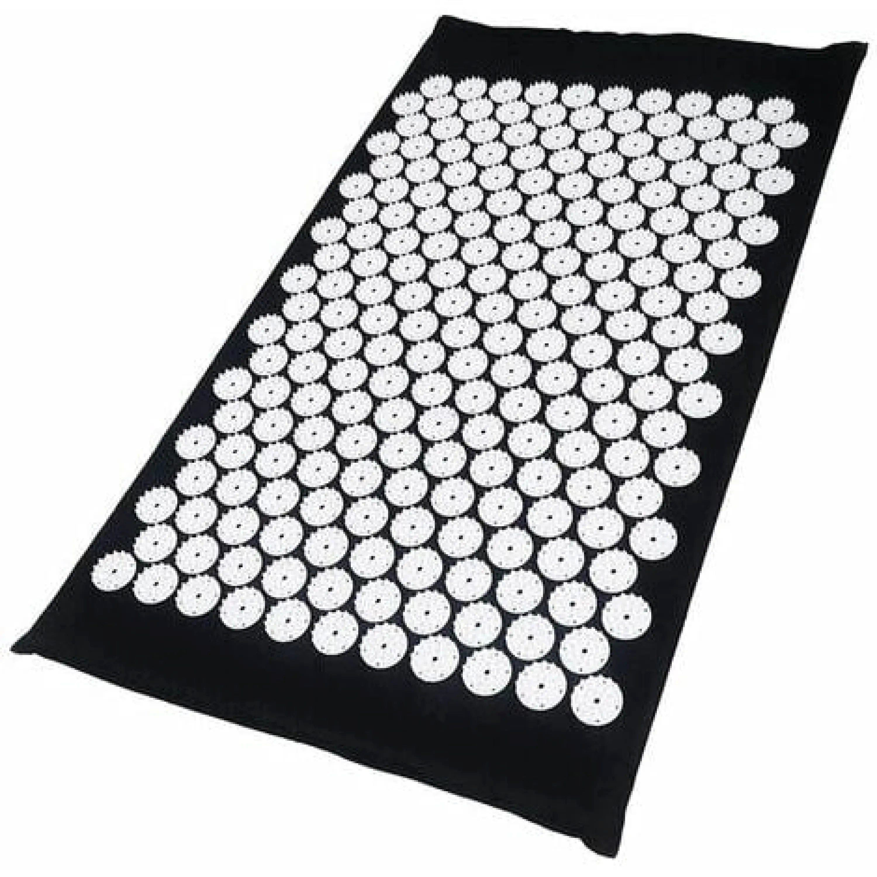 Sport-Knight® Akupressurmatte Akupressurmatte in Schwarz, waschbar (Akupressurmatte, Transporttasche)