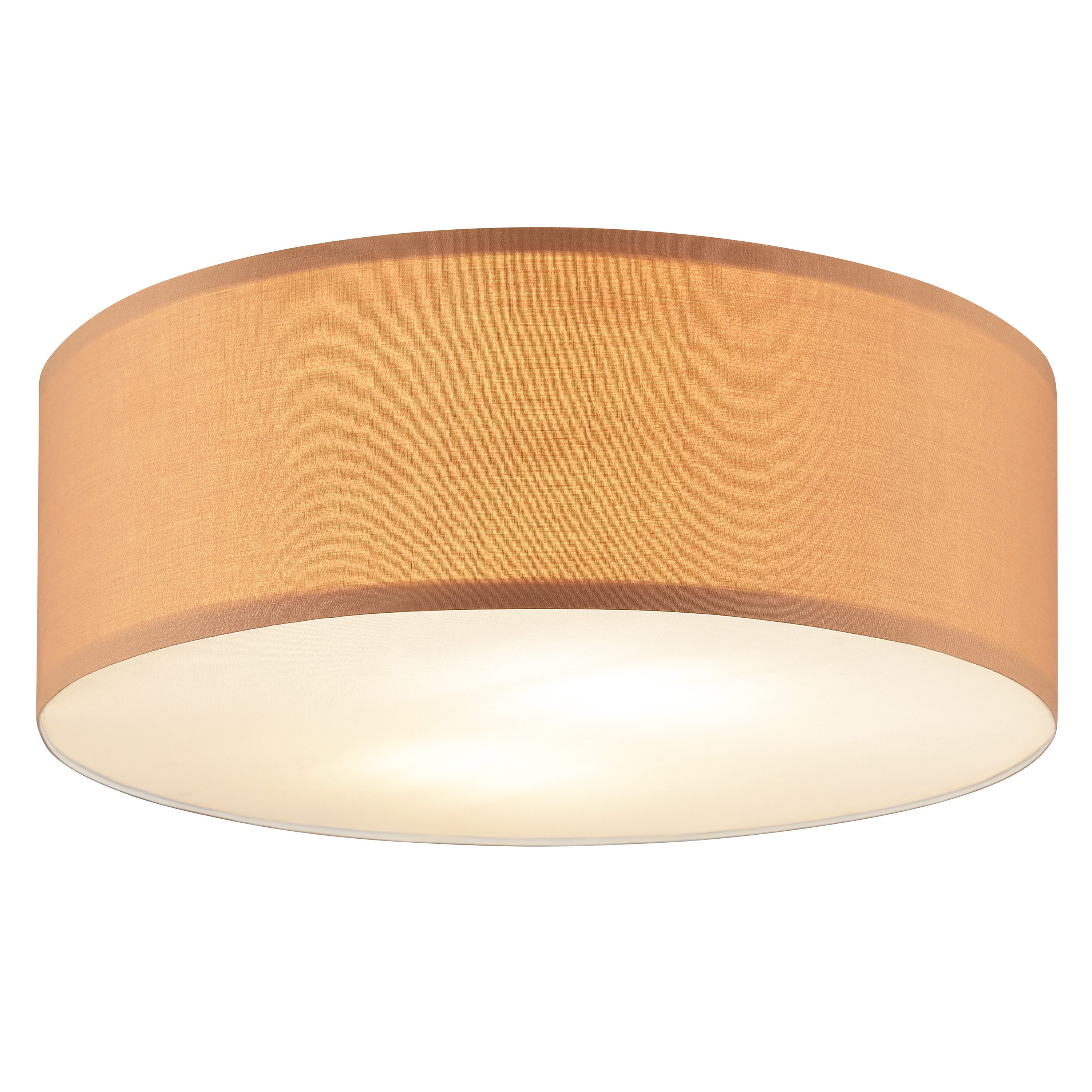 OTTO home Deckenleuchte Stellan, ohne Leuchtmittel, Deckenlampe Stoff Textilschirm Ø 45cm