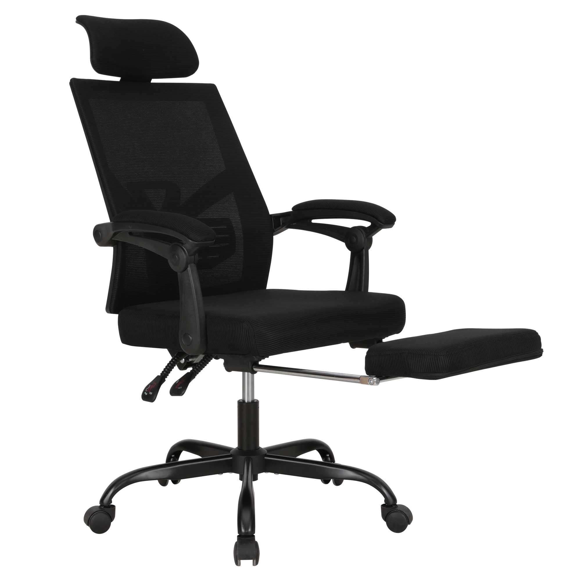 UEV Bürostuhl Ergonomisch, Schreibtischstuhl mit Fußstütze günstig online kaufen
