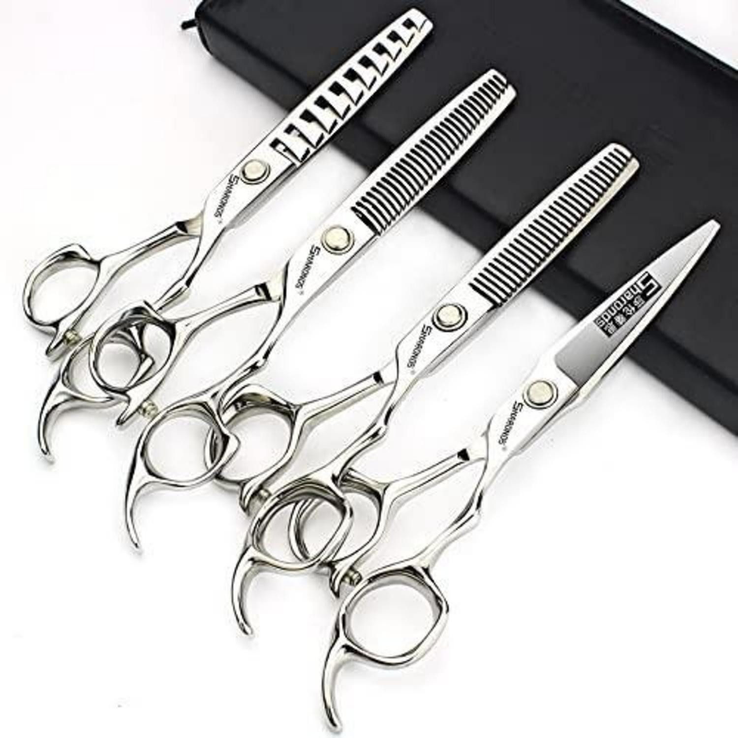 LuxusKollektion Haarschere Haarschneidemaschine Set 6 Zoll Edelstahl