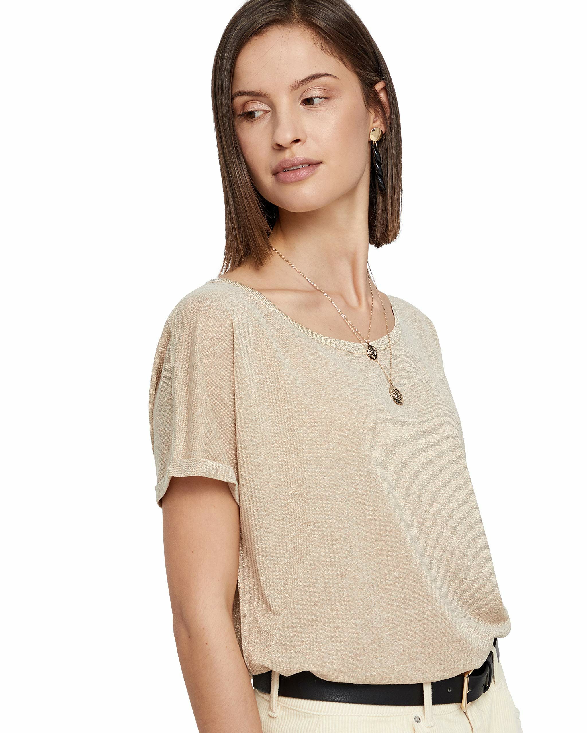 Mos Mosh Rundhalsshirt Rundhals T-Shirt für Damen (1-tlg., keine Angabe)