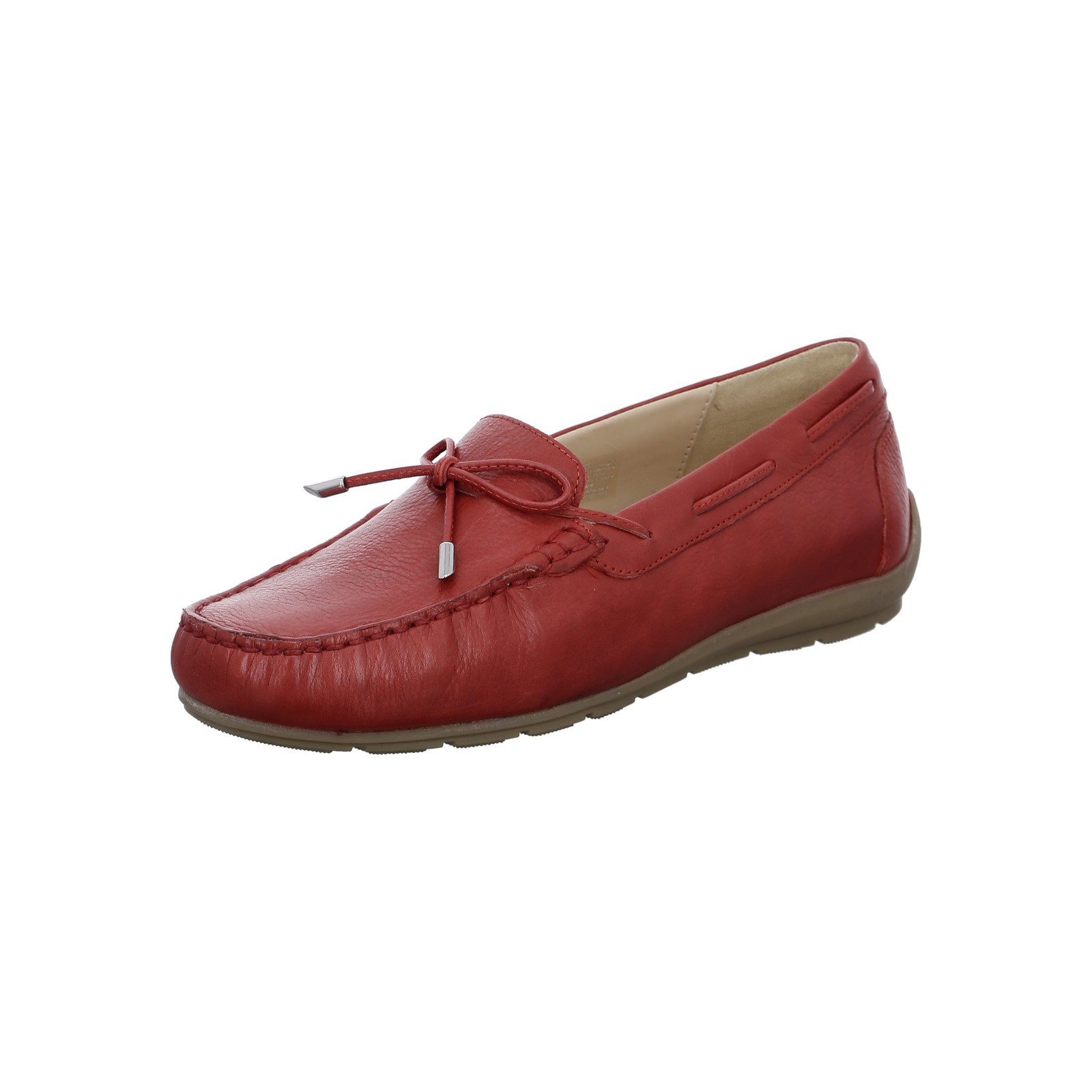 Ara Alabama - Damen Schuhe Slipper Glattleder rot