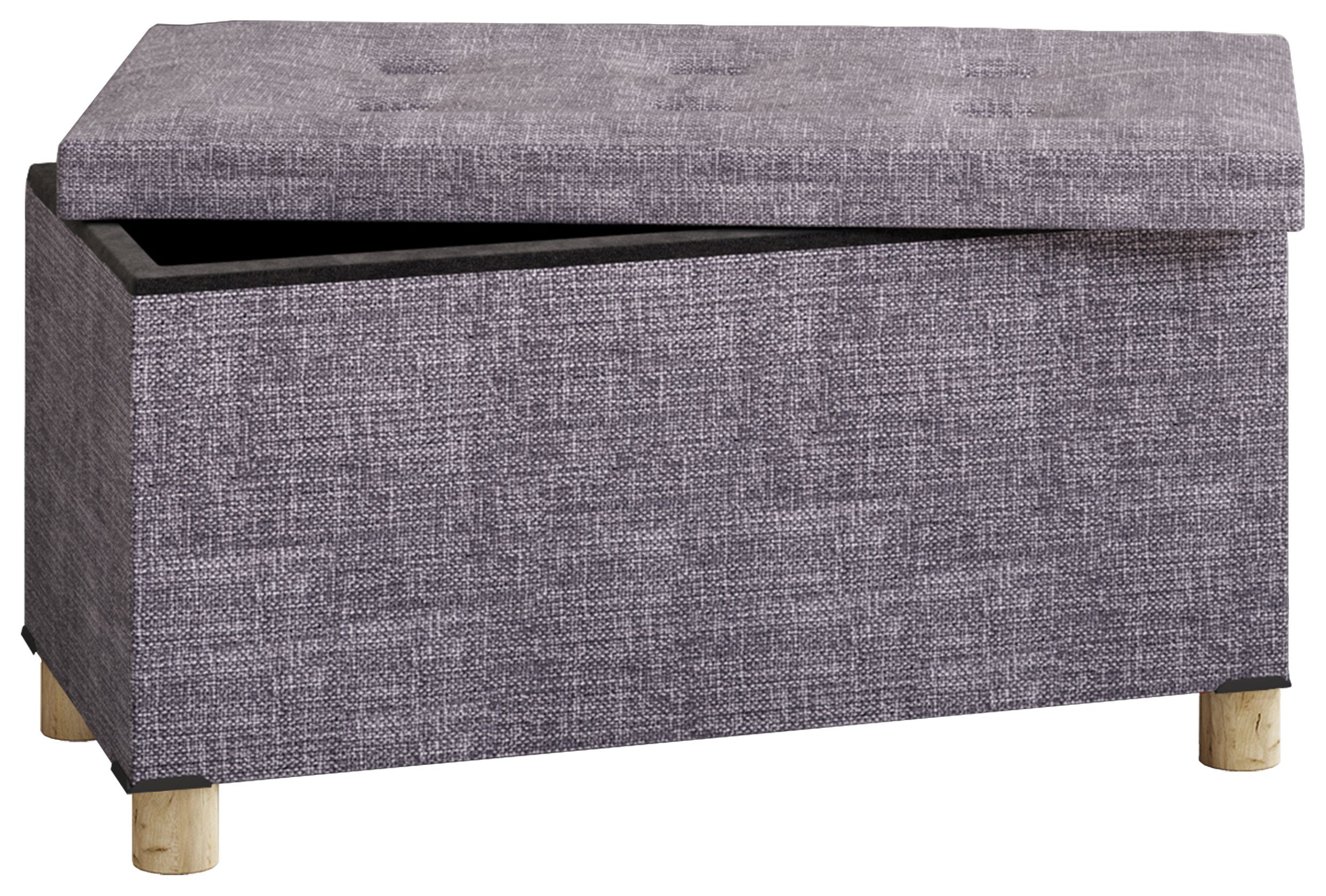 VCM Schuhbank Stoff Sitztruhe Sitzbank Truhe Box Kiste Sizos L günstig online kaufen