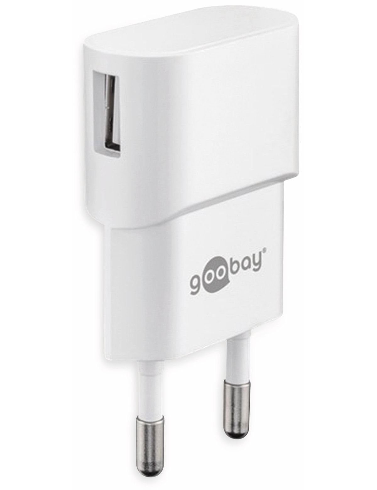 Goobay GOOBAY USB-Lader 44948, 1 A, 5 W, weiß USB-Ladegerät