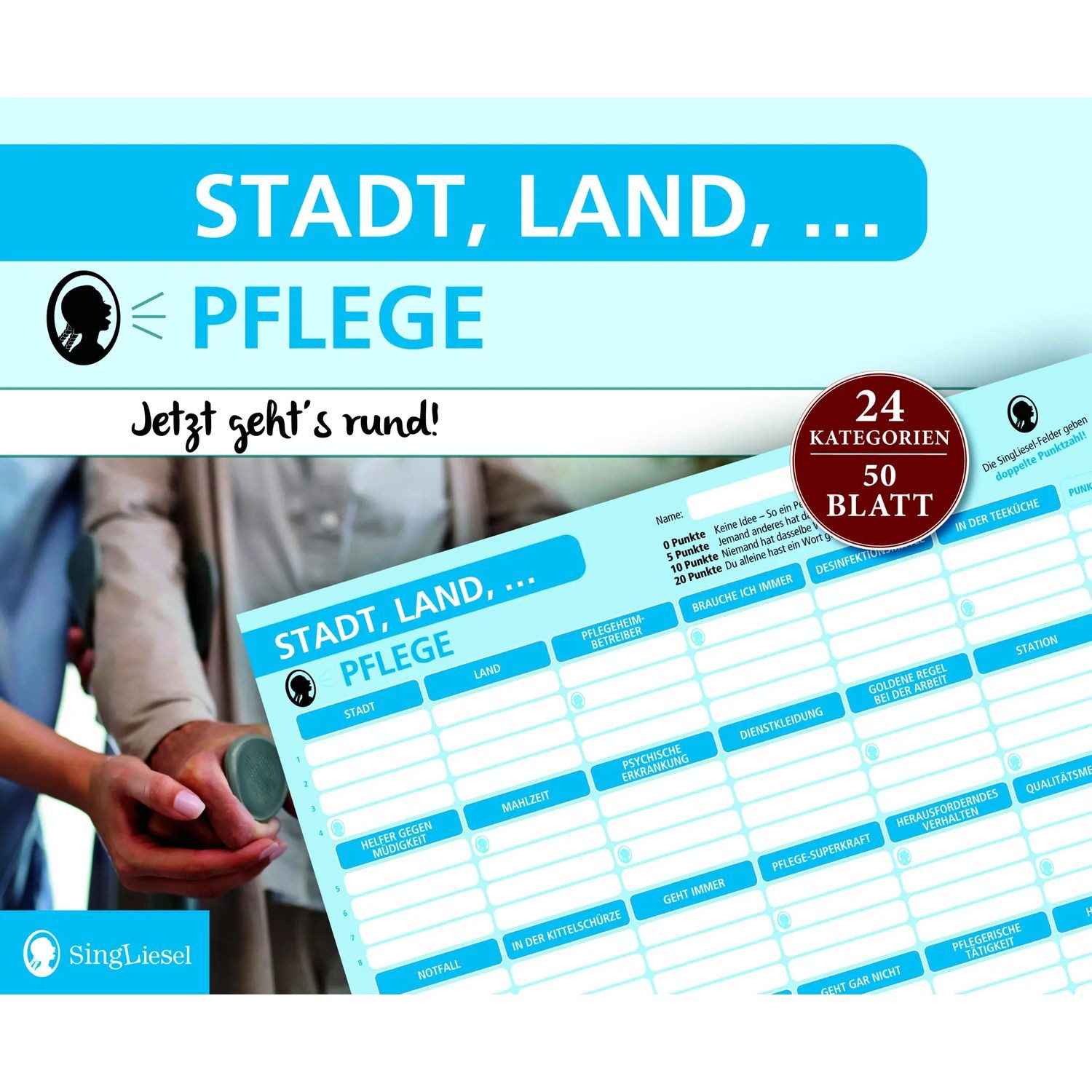 Spiel Stadt, Land, Pflege