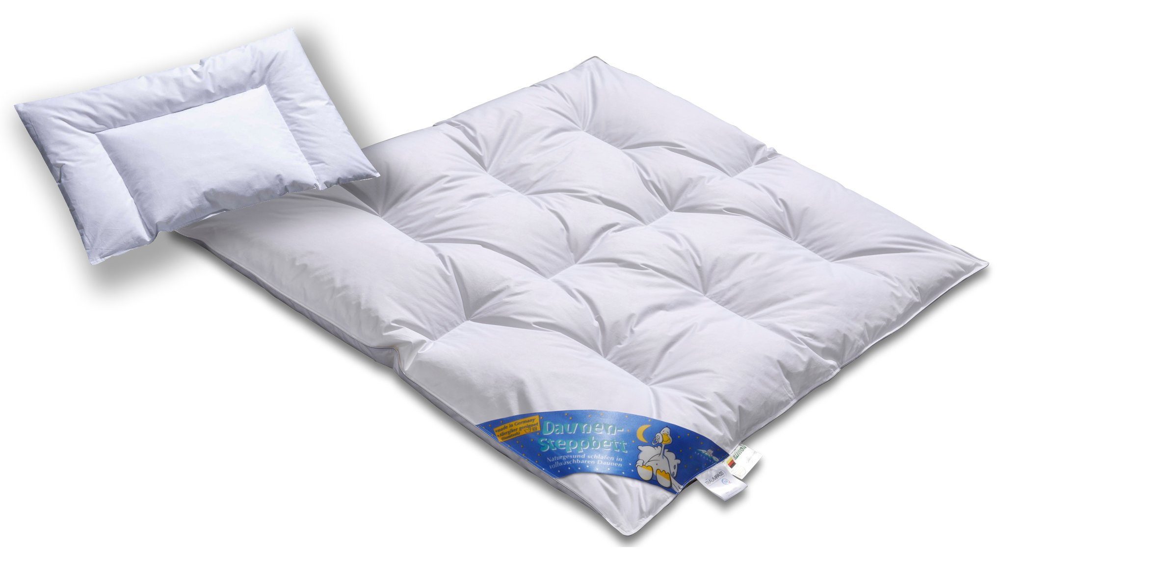 ARO® ARTLÄNDER Kinderbettwäsche ARO Artländer Daunenbett Junior Exklusiv 100x135 cm / Decke 80x80 cm