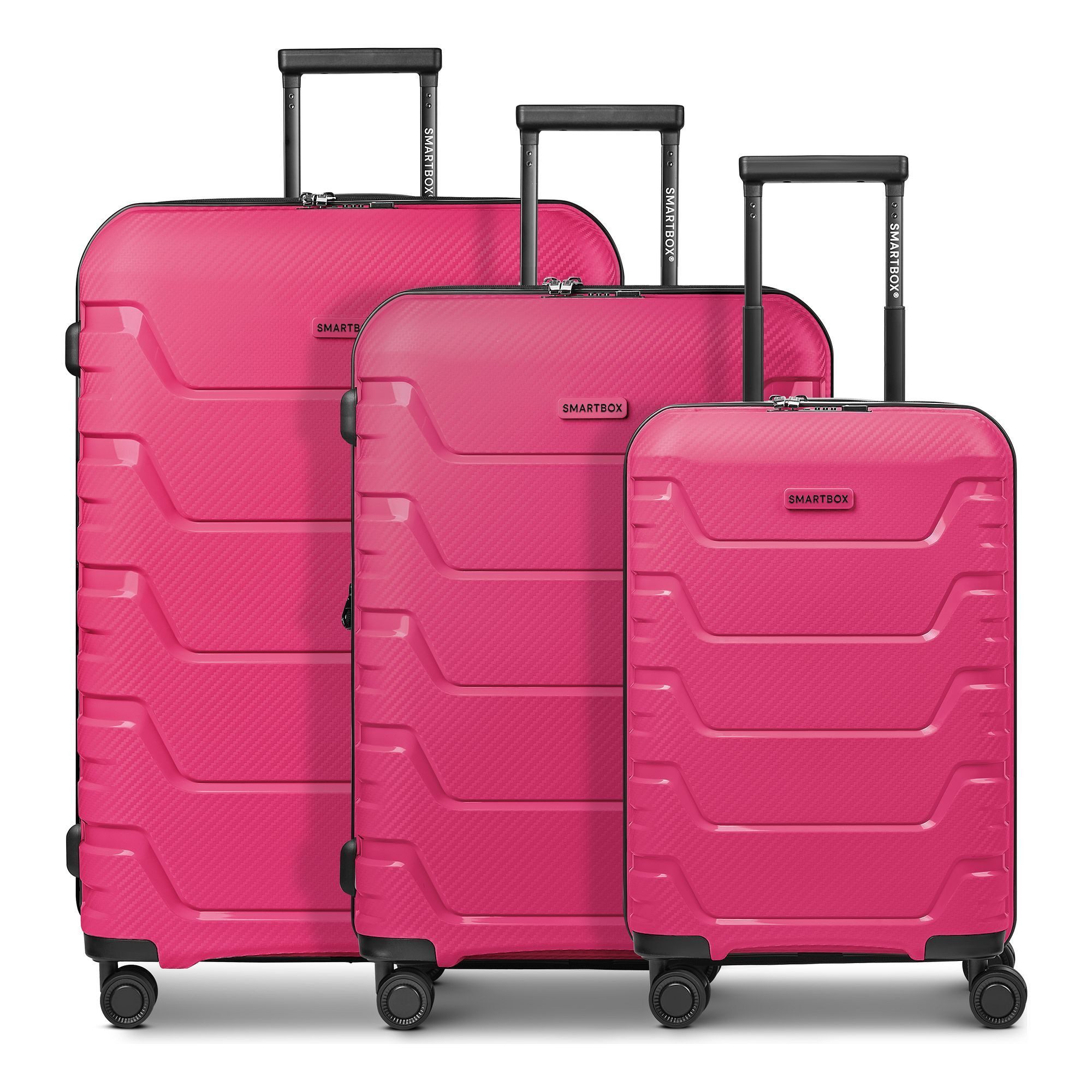 Smartbox Kofferset Edition 01 4 Rollen Kofferset 3-teilig mit Dehnfalte, (Set) von Smartbox