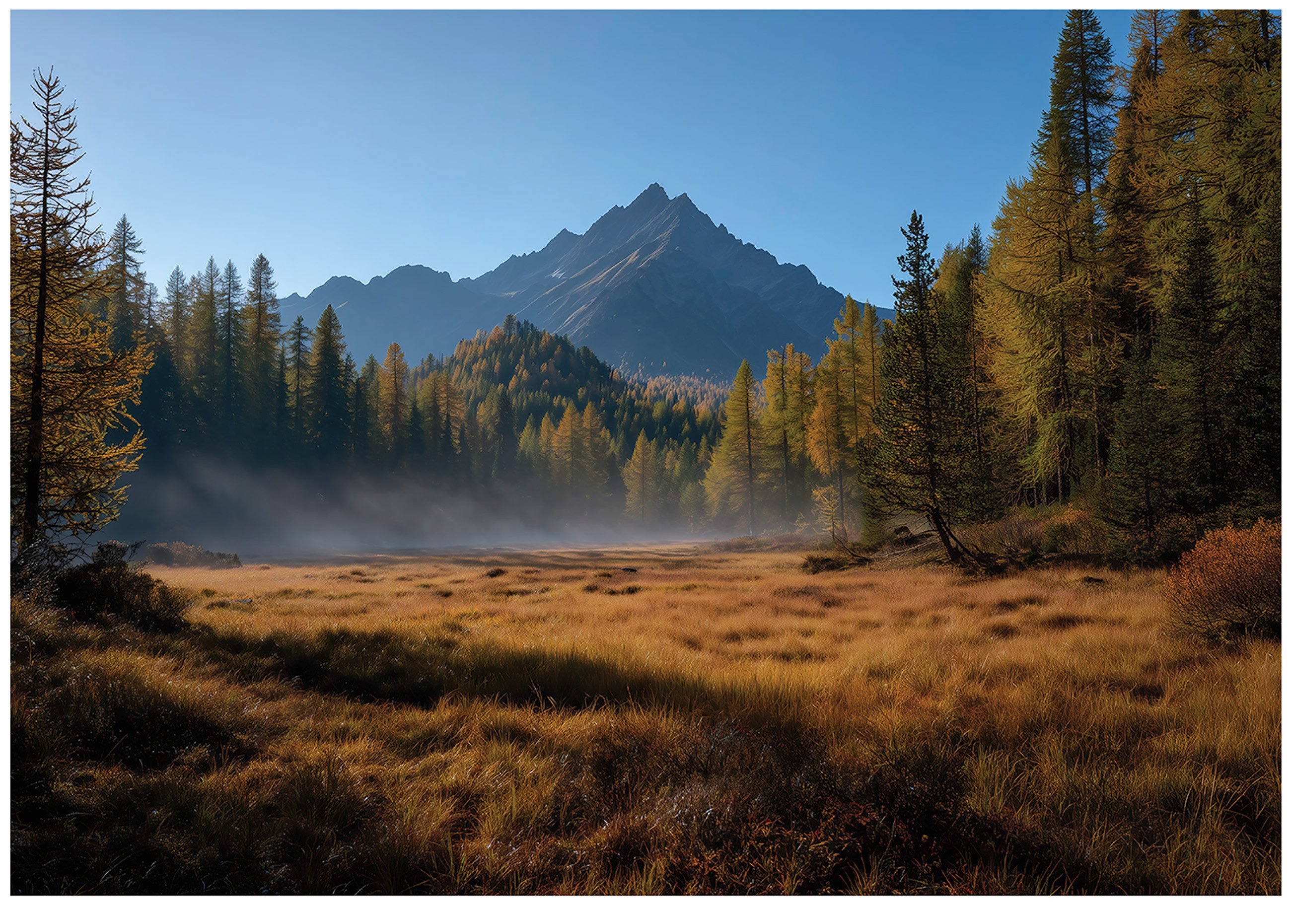 Wallarena Fototapete Gebirge Braun Natur Vlies Tapete Wohnzimmer Schlafzimmer Wandtapete, Glatt Vlies Washable, Gebirge, Braun, Natur, (Packung, 2 St., Vlies Fototapete), Vliestapete schwarz Wohnzimmer Schlafzimmer Küche Tapete + Kleister