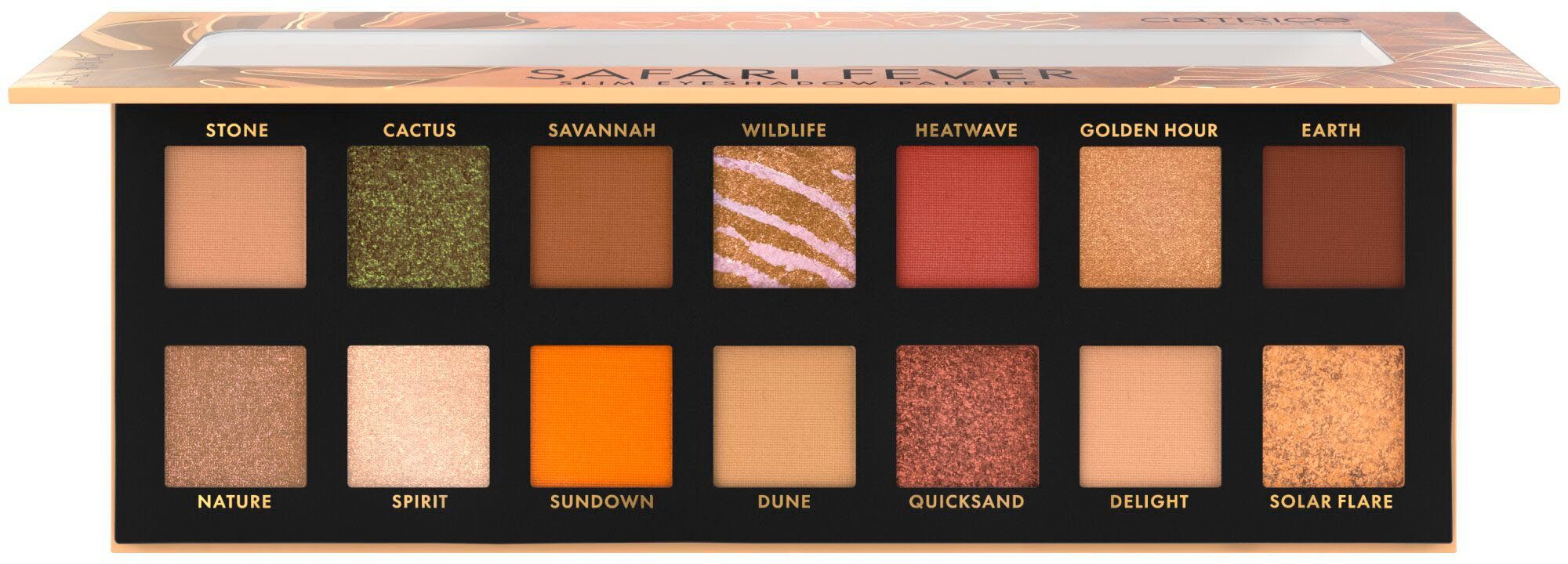 Catrice Lidschatten-Palette Slim Eyeshadow Palette, mit klassischen Farbtönen