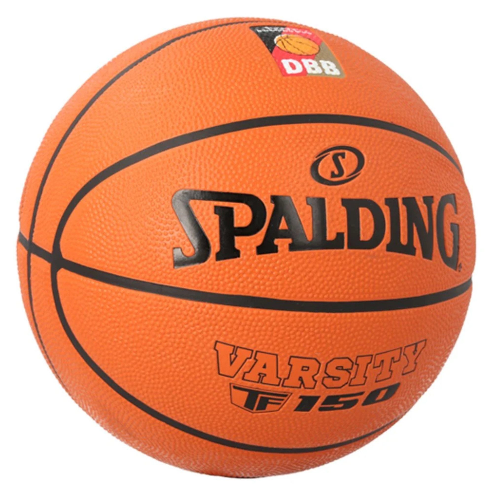 Spalding Basketball DBB Varsity TF-150 Rubber Indoor/Outdoor Basketball Orange