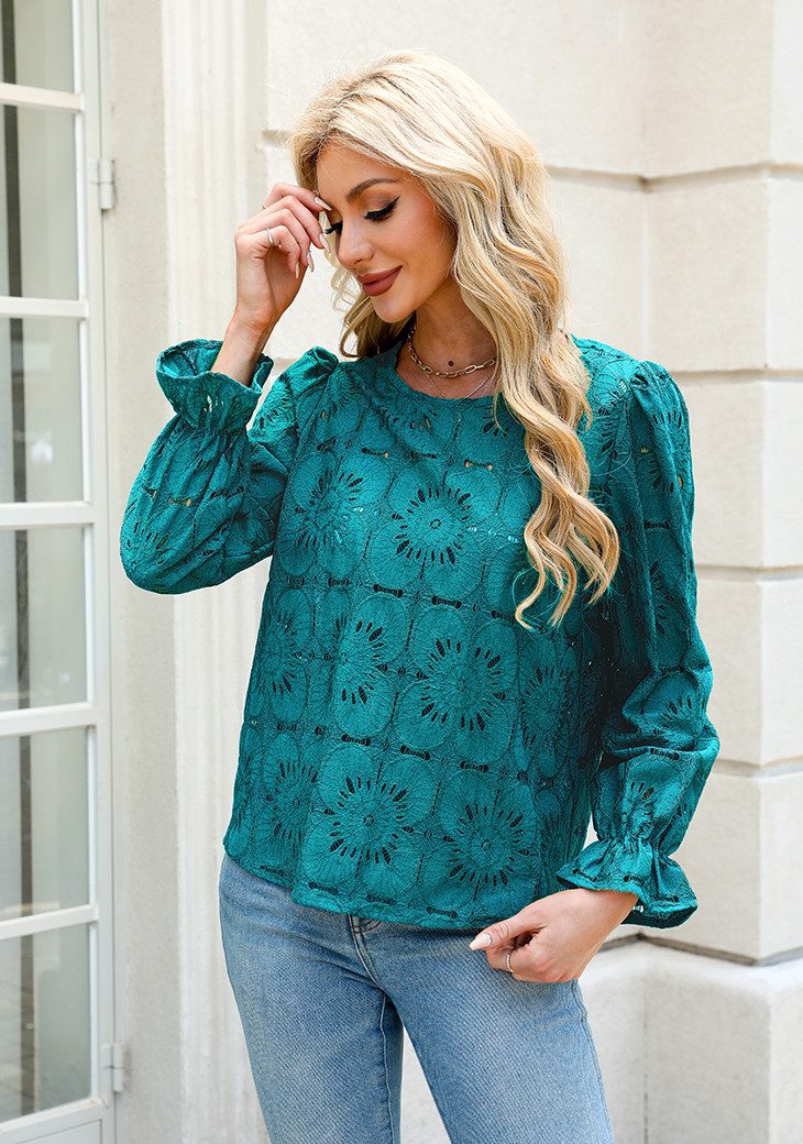 Cupshe Blusentop Romantisches Strick Top aus Spitze günstig online kaufen