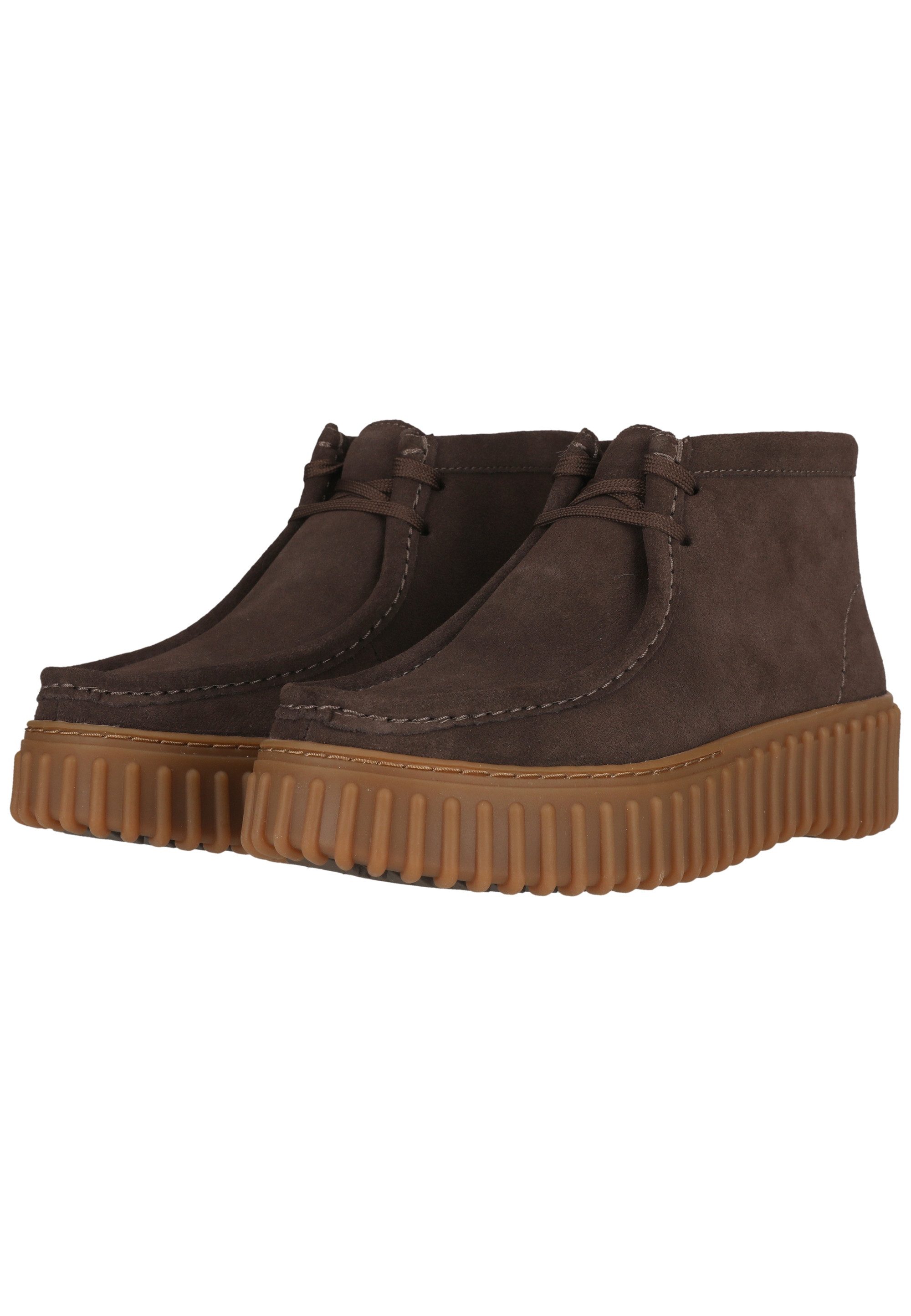 Clarks Torhill Moss Mokassin mit gerippter Laufsohle