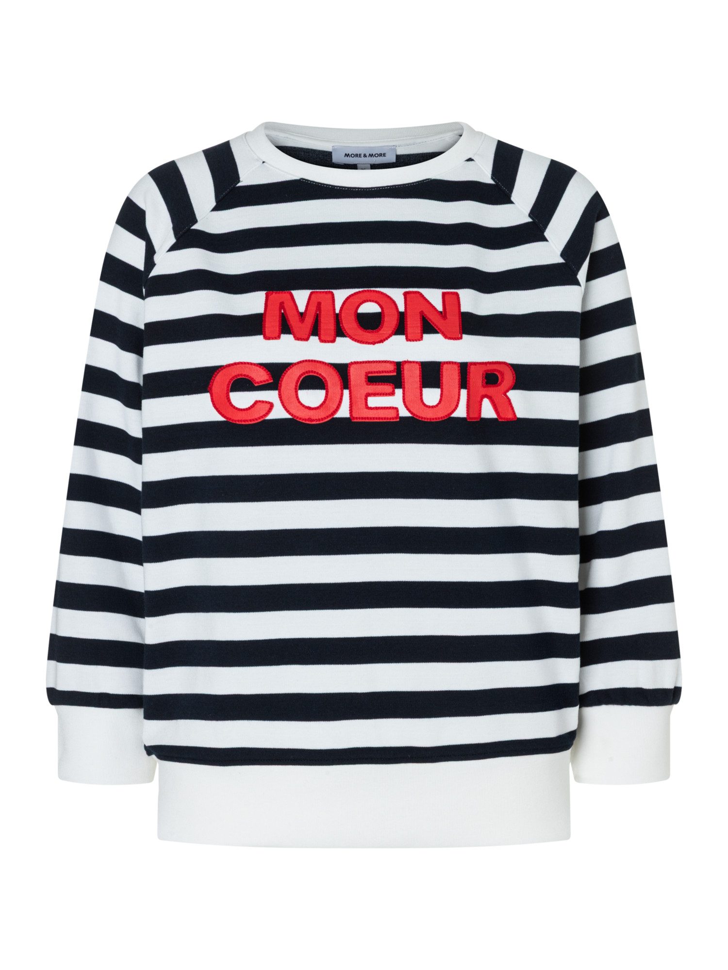 MORE&MORE Sweatshirt sportives 3/4 Arm Sweatshirt, gestreift