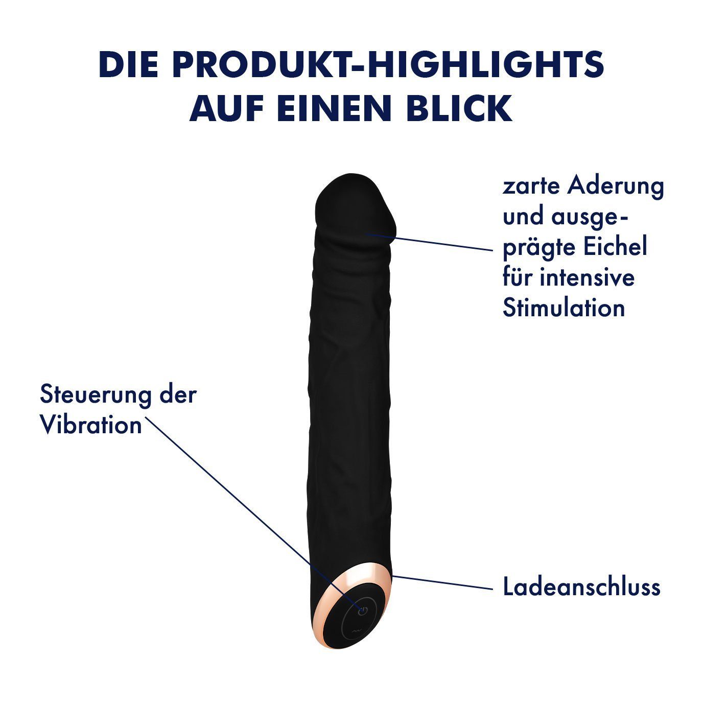 Programme, EIS wasserdicht, (1-tlg) Vibrator Klitoris-Stimulator EIS 'Geschmeidiger Naturvibrator', 10