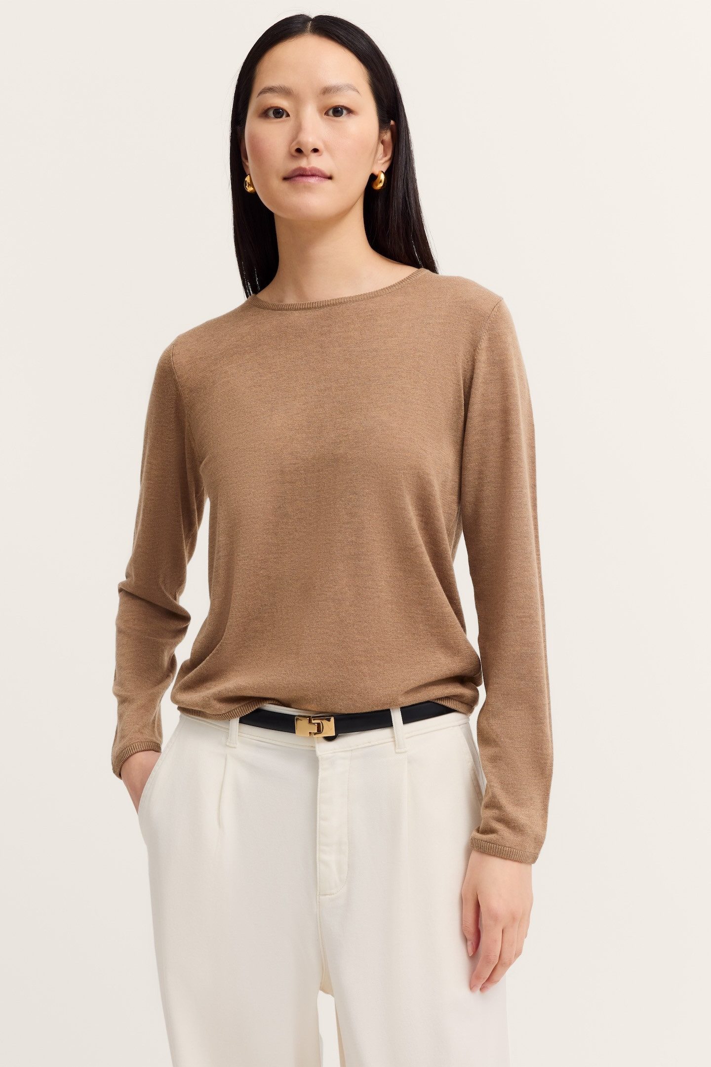 bugatti Rundhalspullover weich & elegant aus günstig online kaufen